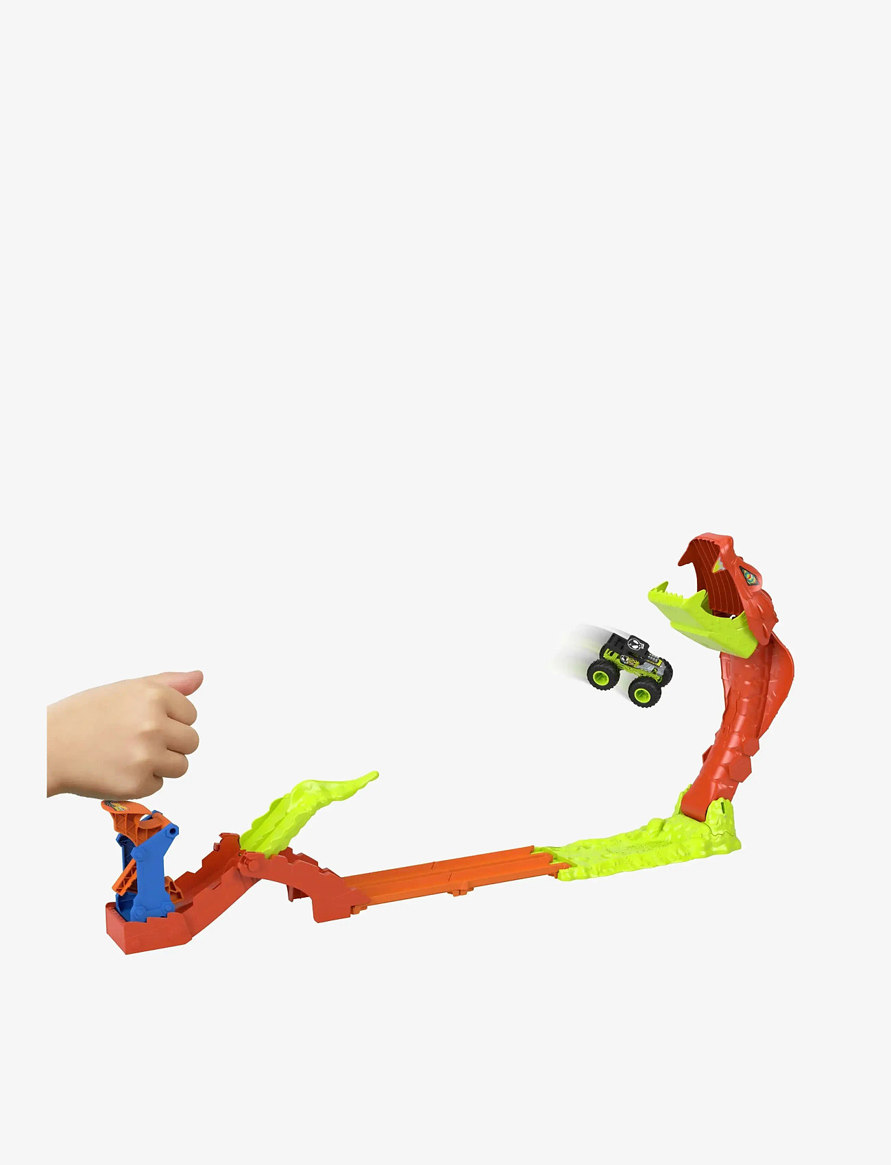 Hot Wheels - Monster Trucks Monstertrucks SLA DE SLANG KNOCK-OUT Speelset - racerbaner - multicolor - 2