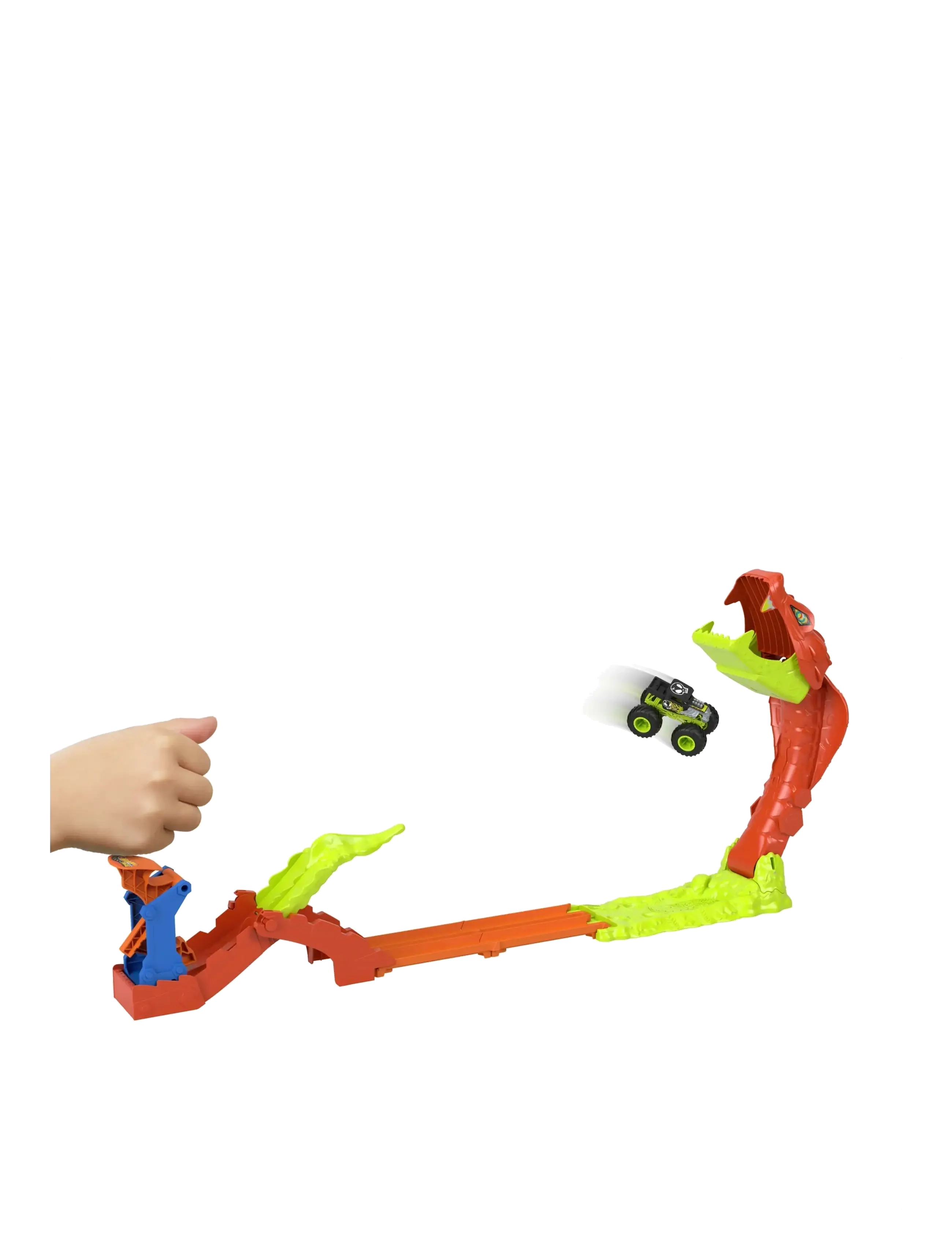 Hot Wheels - Monster Trucks Monstertrucks SLA DE SLANG KNOCK-OUT Speelset - rennbahnen - multicolor - 2