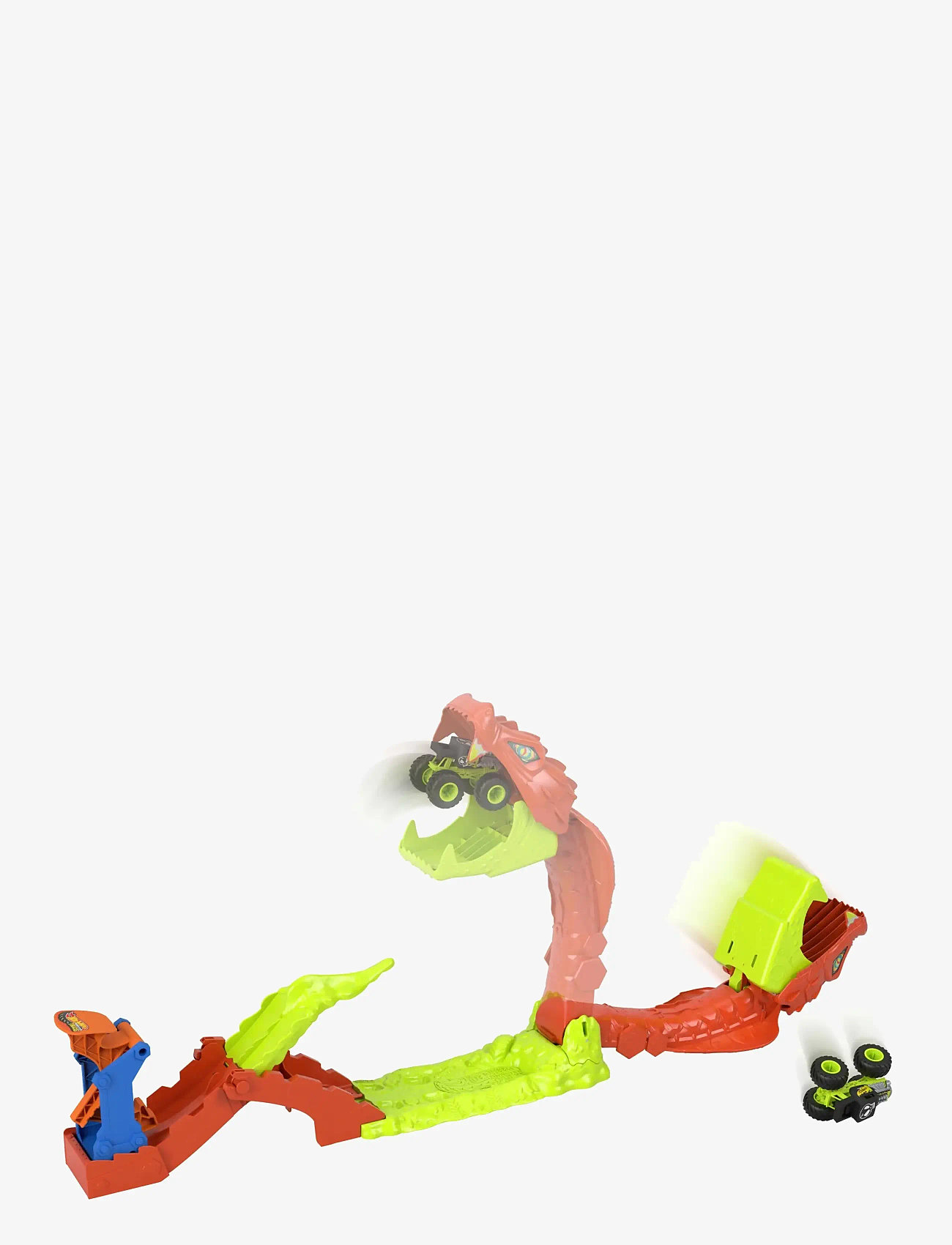 Hot Wheels - Monster Trucks Monstertrucks SLA DE SLANG KNOCK-OUT Speelset - racerbaner - multicolor - 3