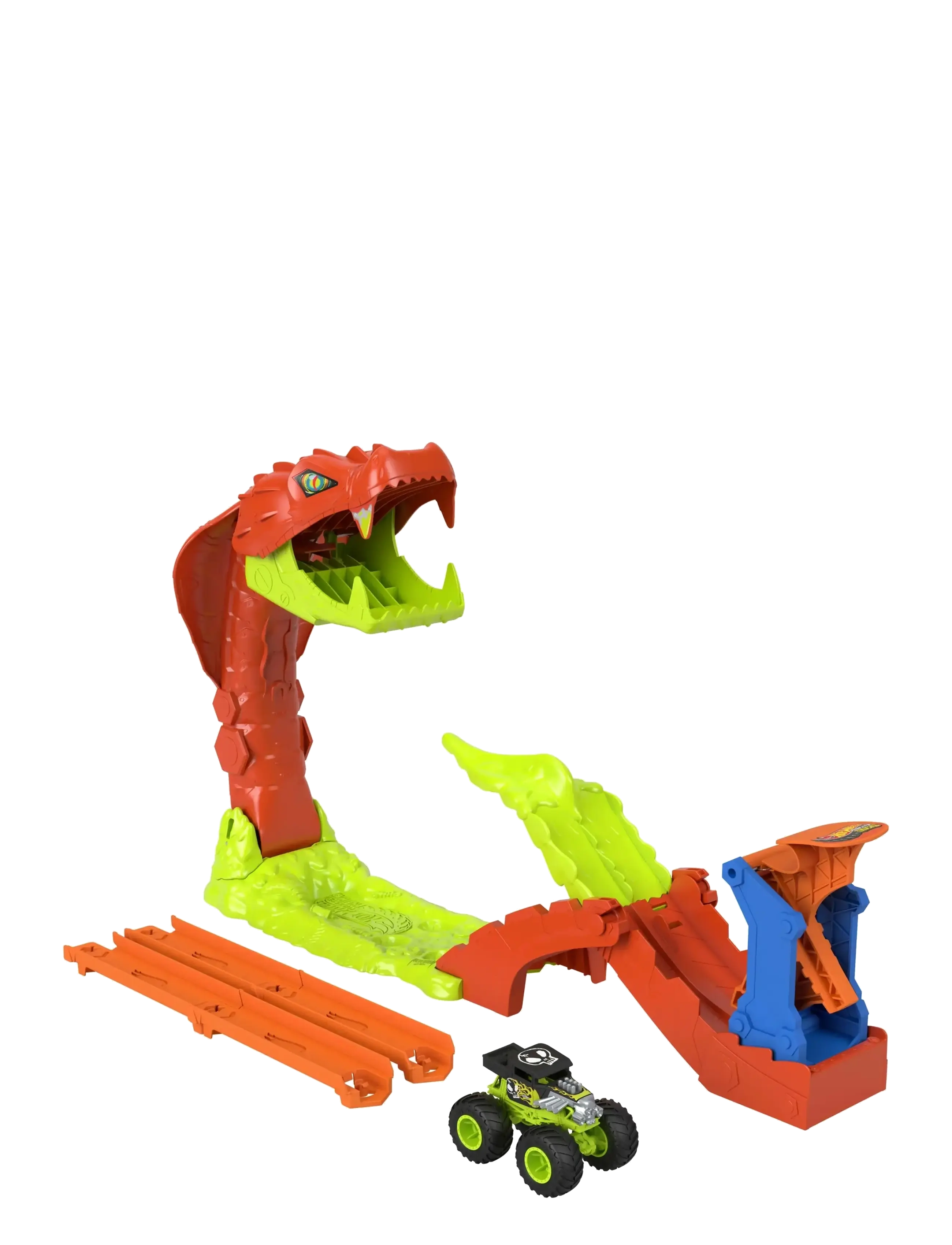 Hot Wheels - Monster Trucks Monstertrucks SLA DE SLANG KNOCK-OUT Speelset - rennbahnen - multicolor - 4