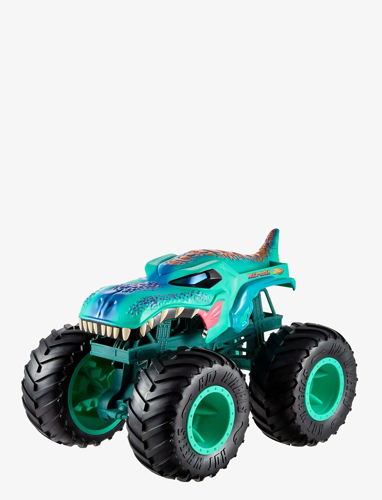 Hot Wheels - Monster Trucks Colossal Mega-Wrex Toy Truck, Large-Scale Vehicle with Big Wheels - legetøjsbiler - multicolor - 0