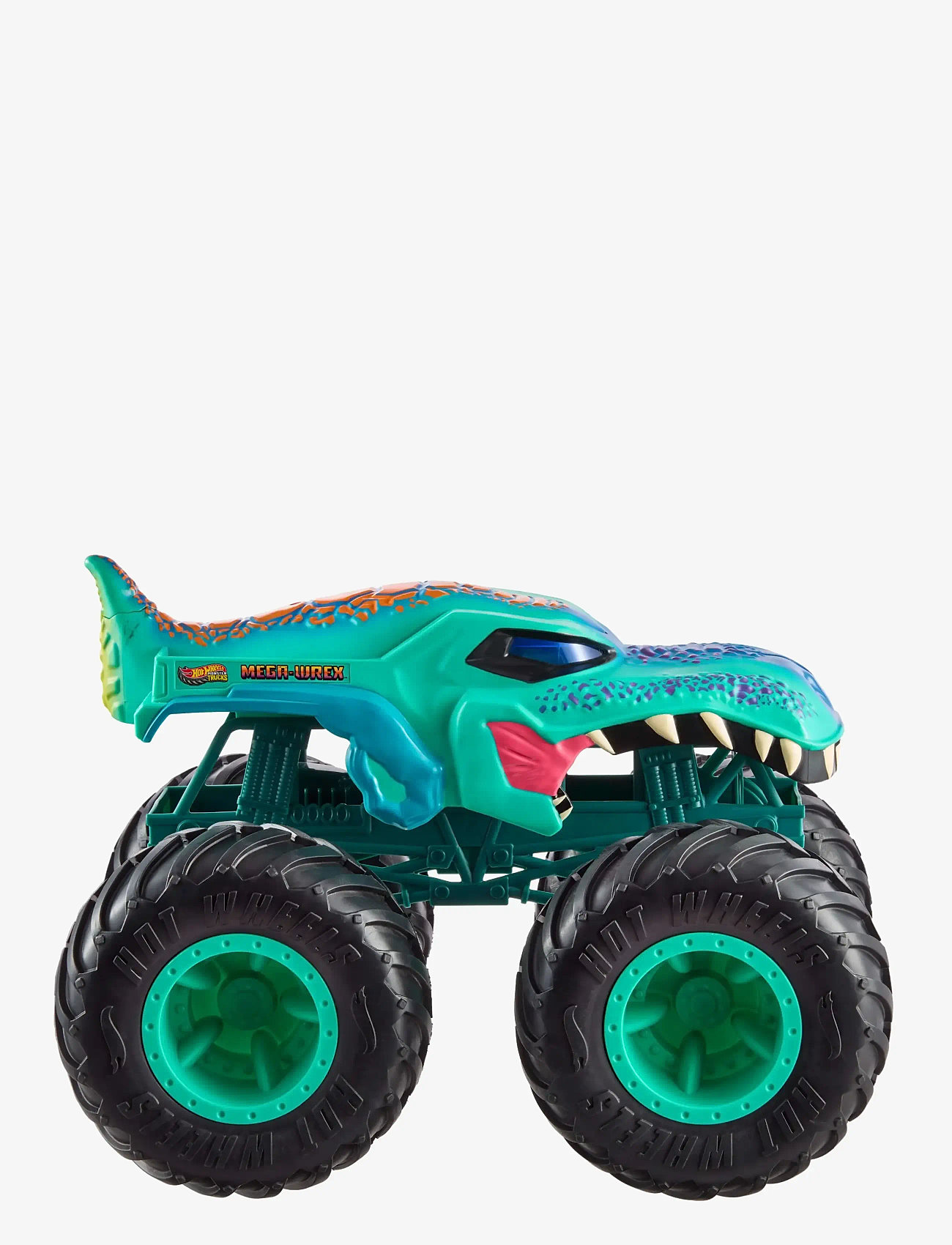 Hot Wheels - Monster Trucks Colossal Mega-Wrex Toy Truck, Large-Scale Vehicle with Big Wheels - legetøjsbiler - multicolor - 1