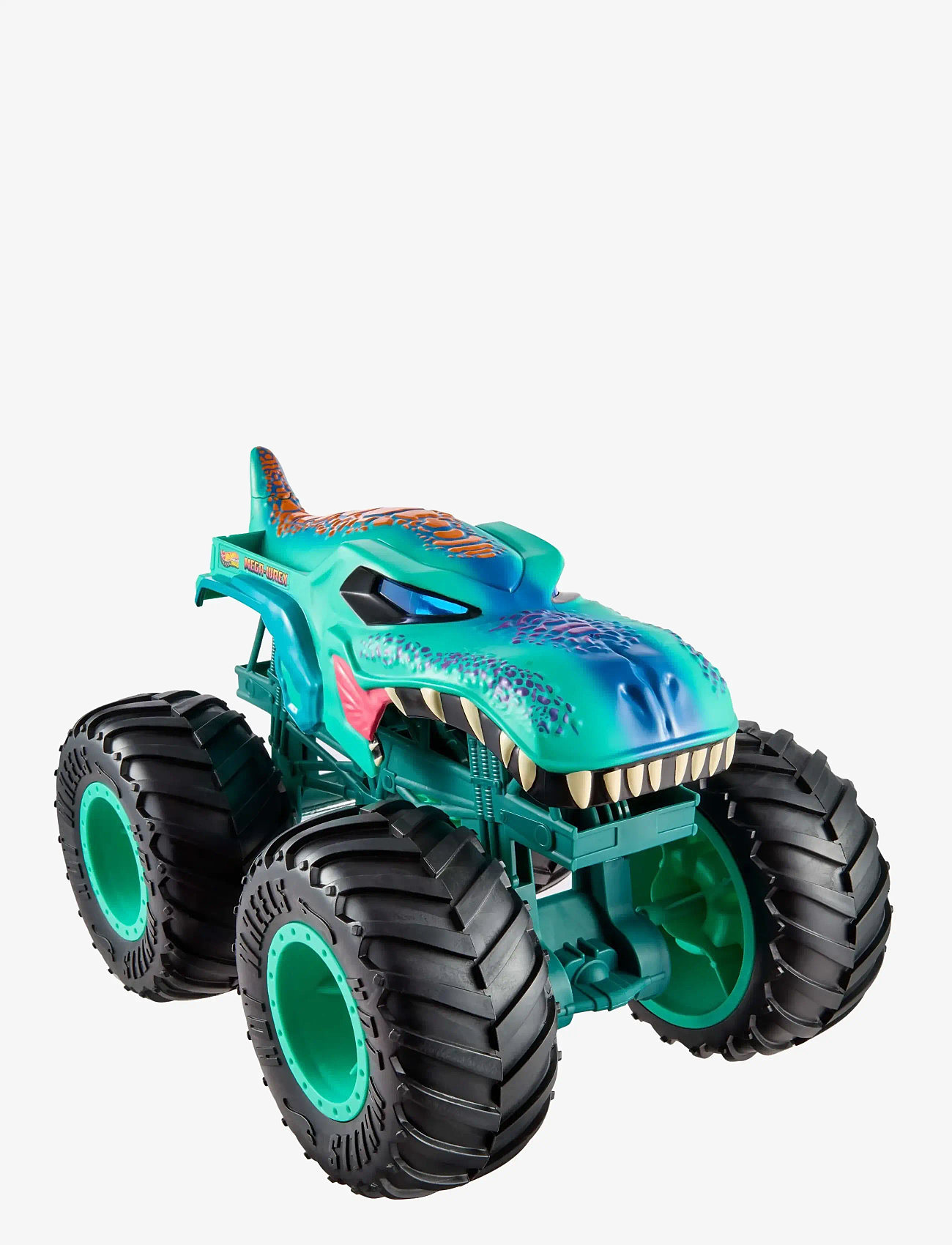 Hot Wheels - Monster Trucks Colossal Mega-Wrex Toy Truck, Large-Scale Vehicle with Big Wheels - legetøjsbiler - multicolor - 3