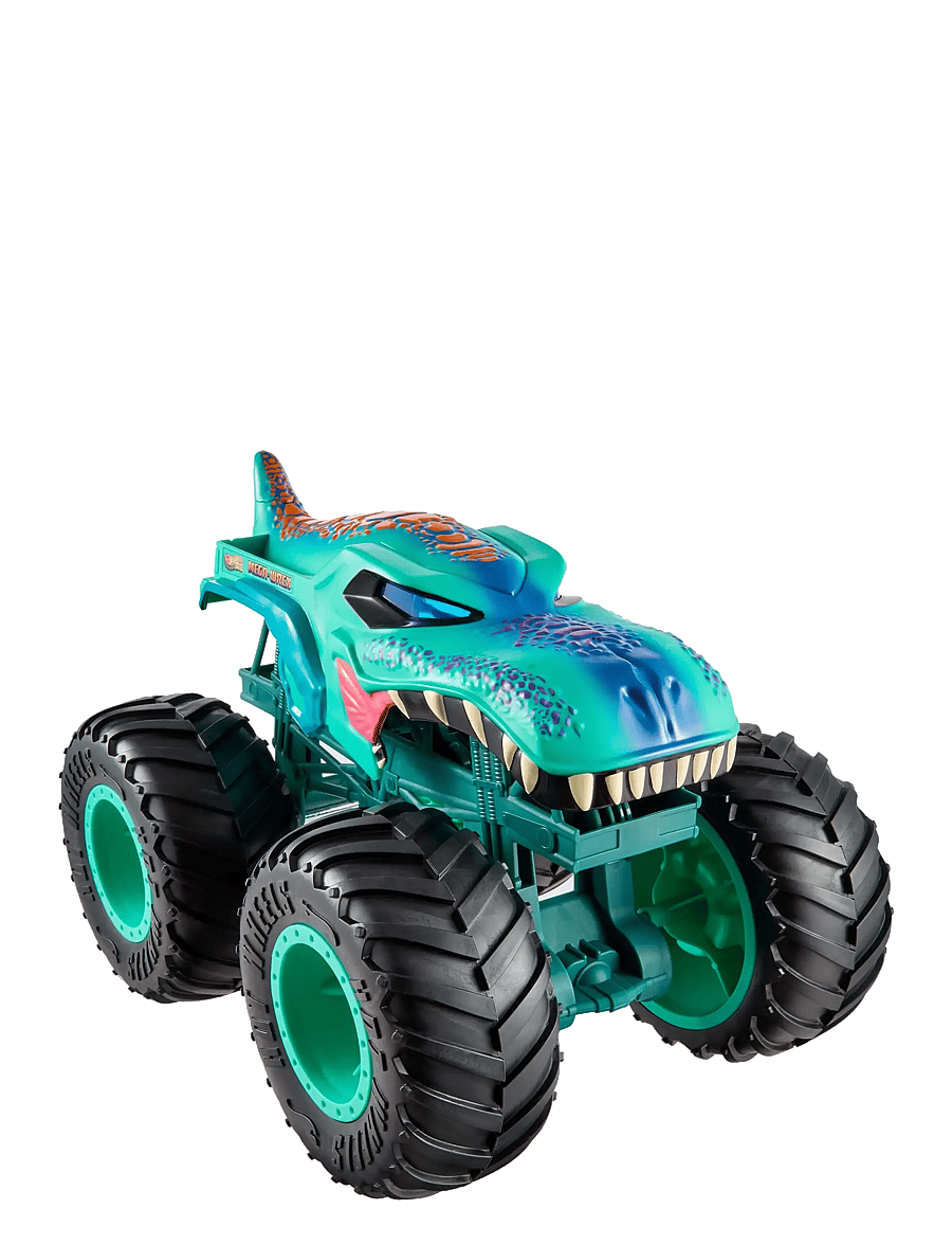 Hot Wheels - Monster Trucks Colossal Mega-Wrex Toy Truck, Large-Scale Vehicle with Big Wheels - multicolor - 3
