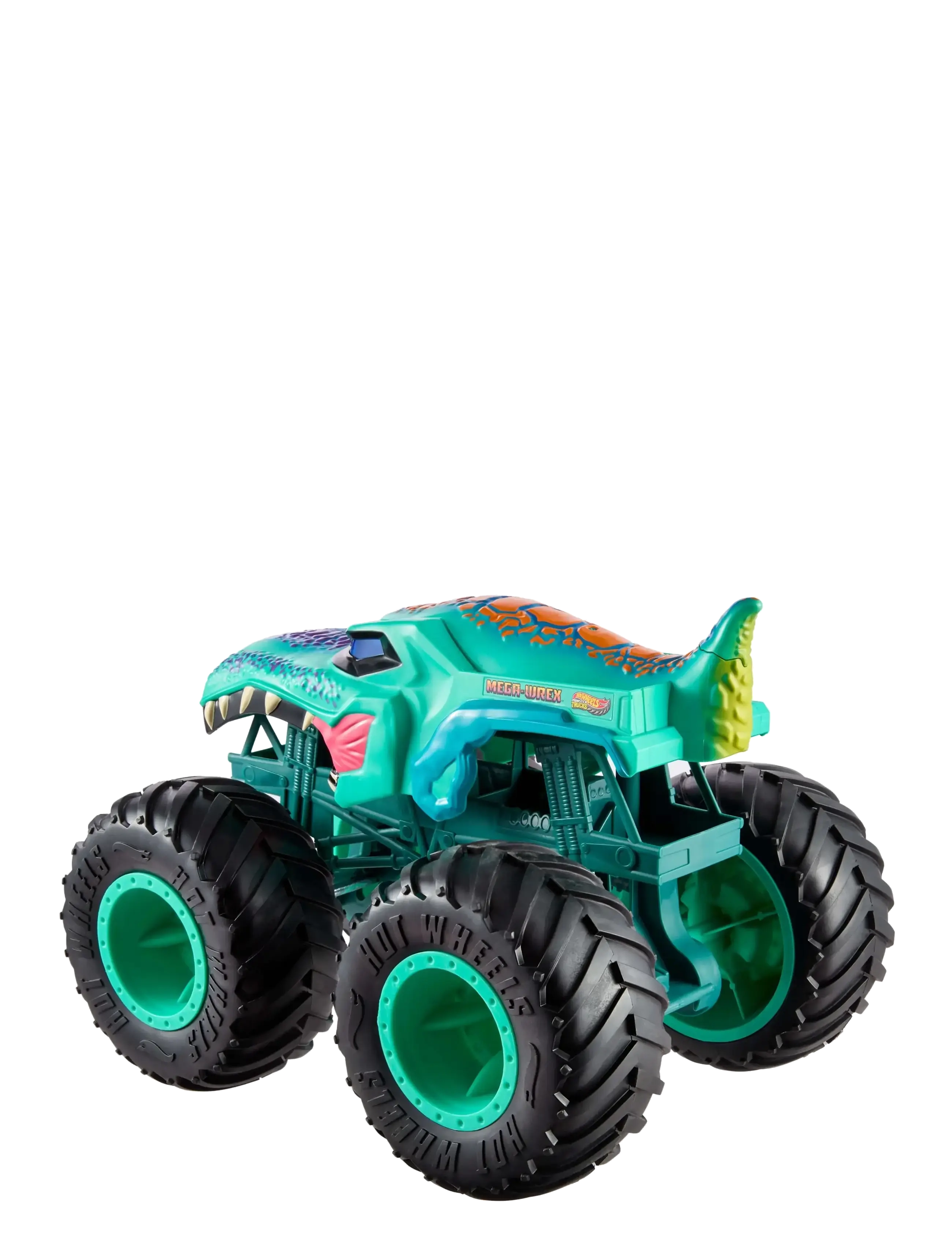Hot Wheels - Monster Trucks Colossal Mega-Wrex Toy Truck, Large-Scale Vehicle with Big Wheels - multicolor - 4