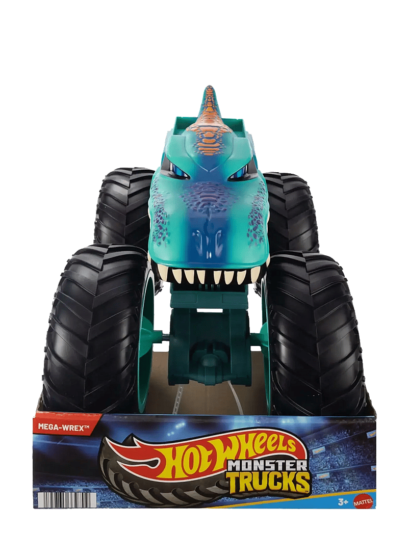 Hot Wheels - Monster Trucks Colossal Mega-Wrex Toy Truck, Large-Scale Vehicle with Big Wheels - spielzeugautos - multicolor - 5