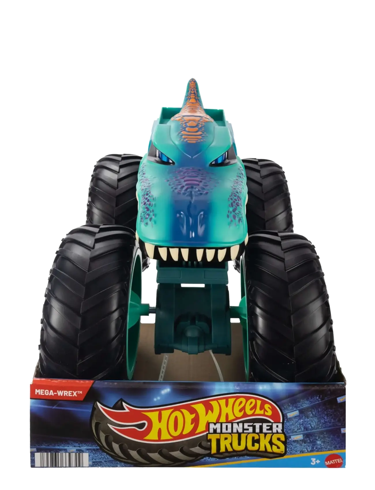 Hot Wheels - Monster Trucks Colossal Mega-Wrex Toy Truck, Large-Scale Vehicle with Big Wheels - multicolor - 5