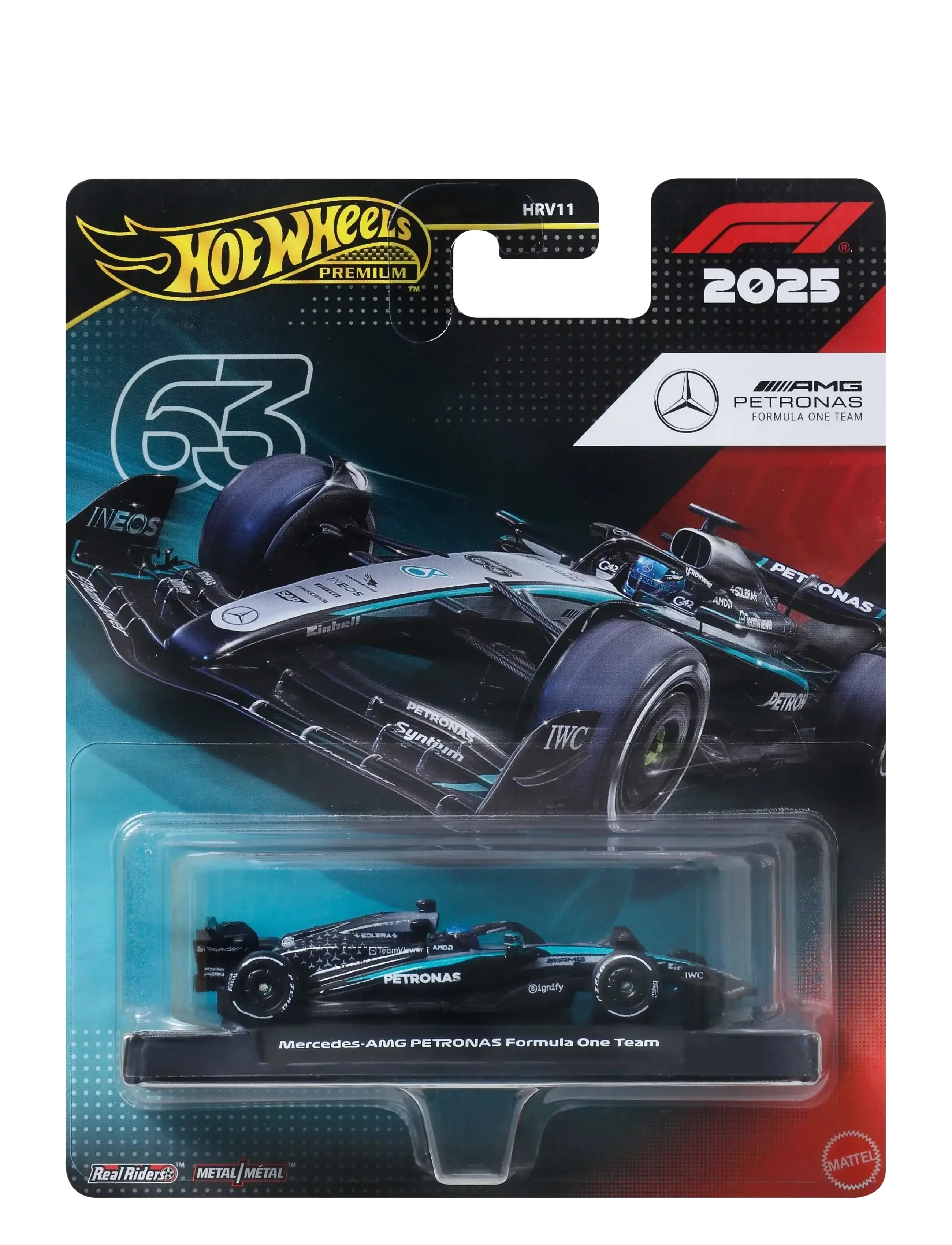 Hot Wheels - Race Team Mercedes-benz - Driver 1 - spielzeugautos - multi color - 4