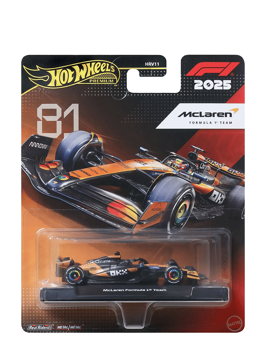 Hot Wheels - 1:64 Scale Premium Die-Cast Formula 1 Collectible Toy Race Car (Styles May Vary) - spielzeugautos - multicolor - 5