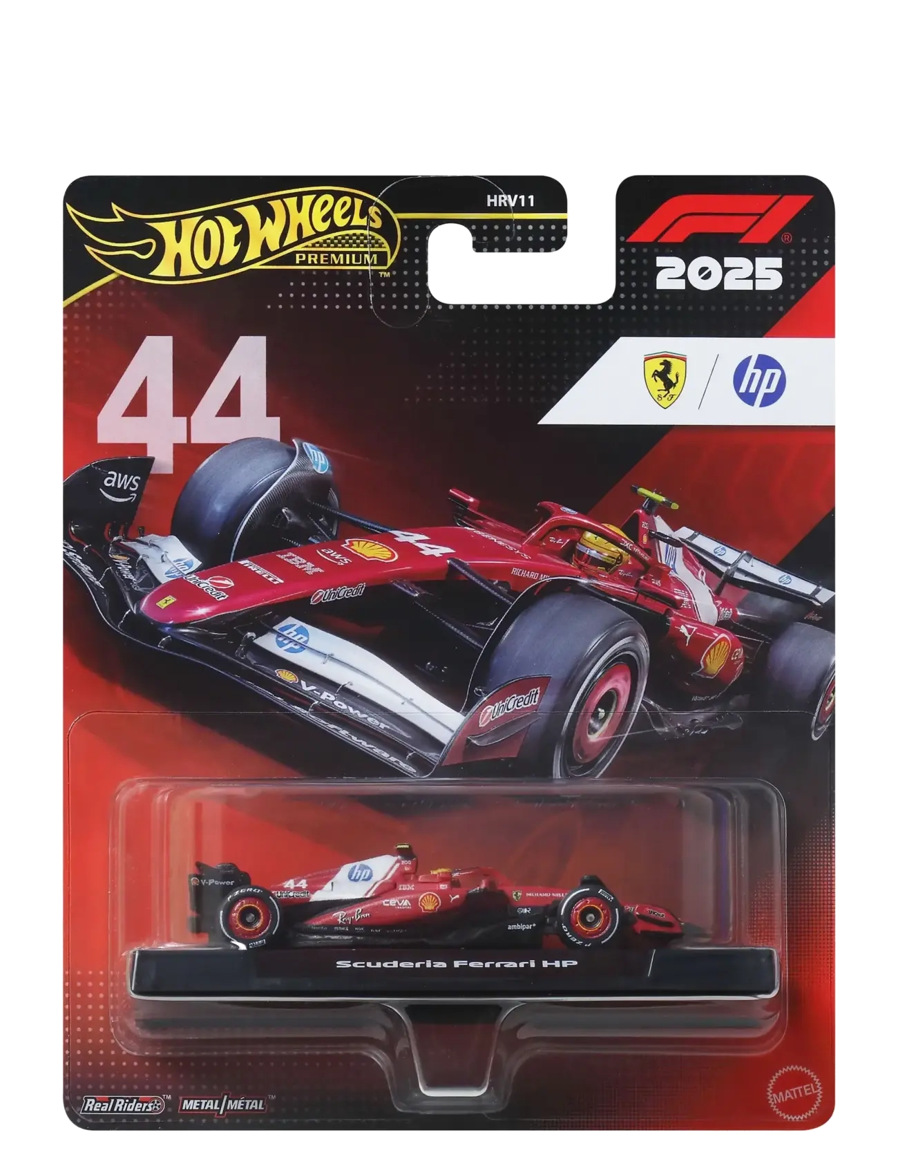 Hot Wheels - Premium Formula 1 Lewis Hamilton Race Car - multicolor - 0