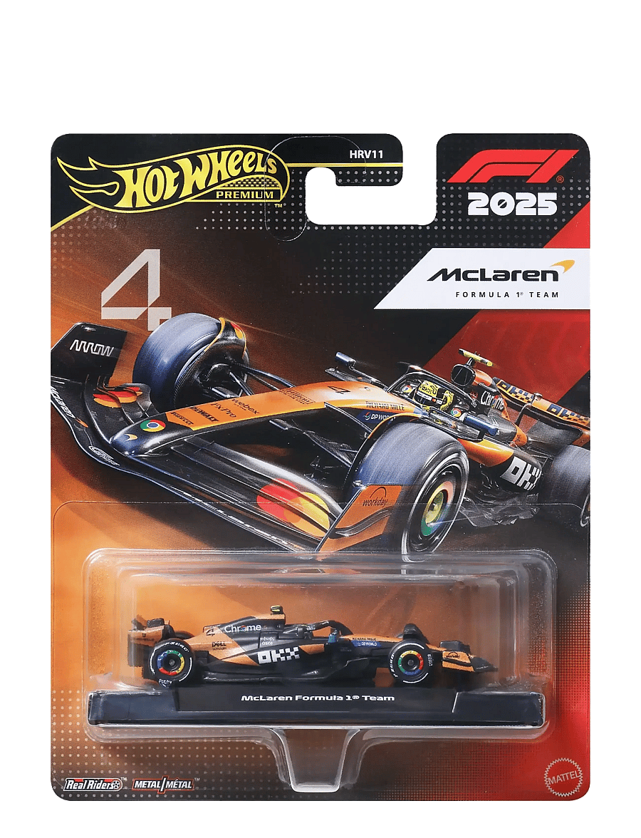 Hot Wheels - 1:64 Scale Premium Die-Cast Formula 1 Collectible Toy Race Car (Styles May Vary) - spielzeugautos - multicolor - 4
