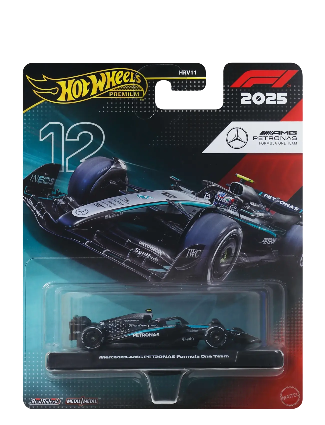 Hot Wheels 1:64 Scale Premium Die-Cast Formula 1 Collectible Toy Race Car (Styles May Vary) - Spielzeug - MULTICOLOR / black
