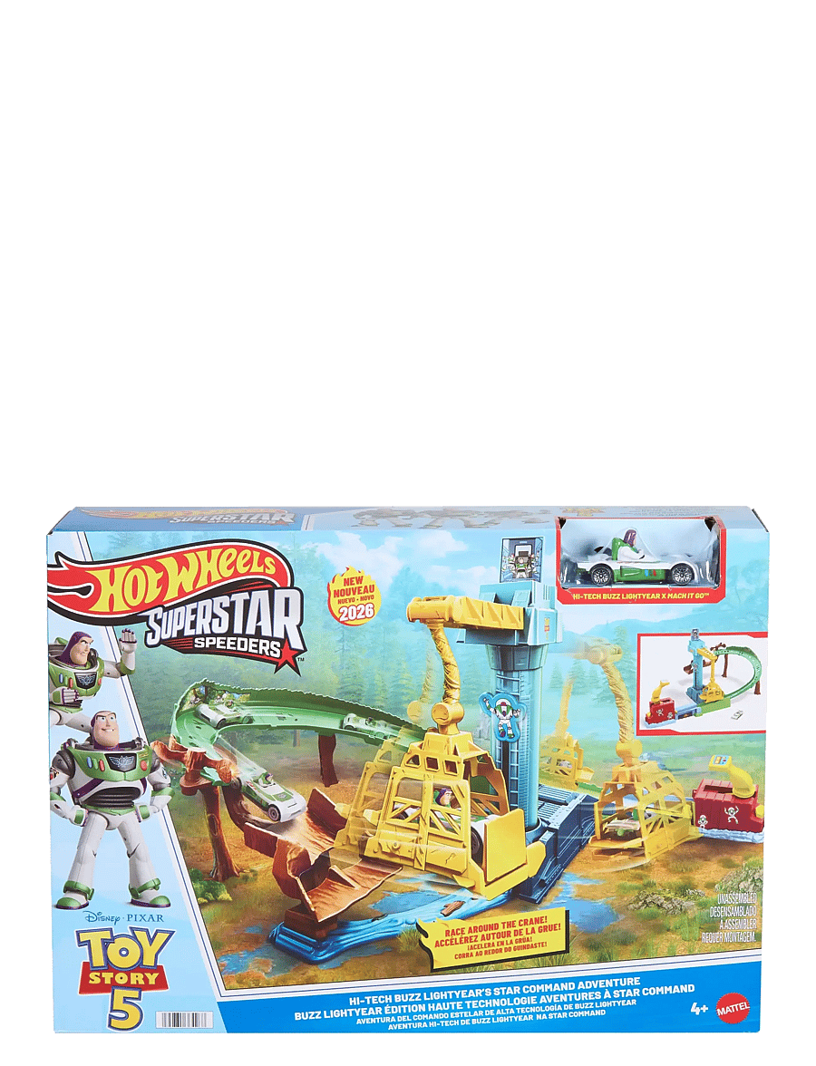 Hot Wheels - Superstar Speeders Hi-Tech Buzz Lightyear’s Star Command Adventure Track Set - rennbahnen - multicolor - 2
