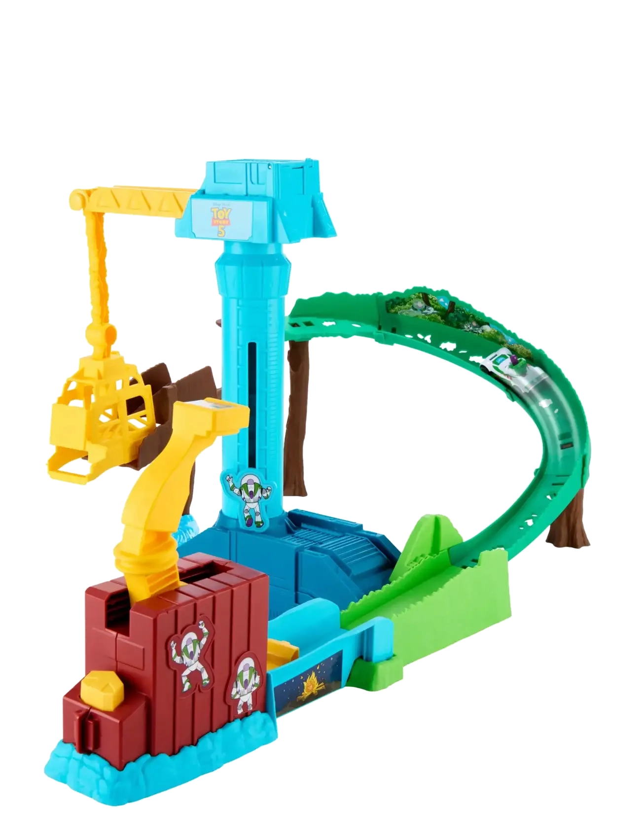 Hot Wheels - Superstar Speeders Hi-Tech Buzz Lightyear’s Star Command Adventure Track Set - race tracks - multicolor - 5