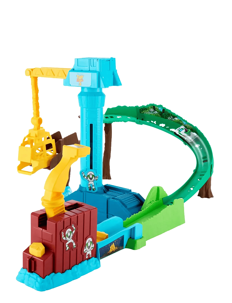 Hot Wheels - Superstar Speeders Hi-Tech Buzz Lightyear’s Star Command Adventure Track Set - race tracks - multicolor - 5