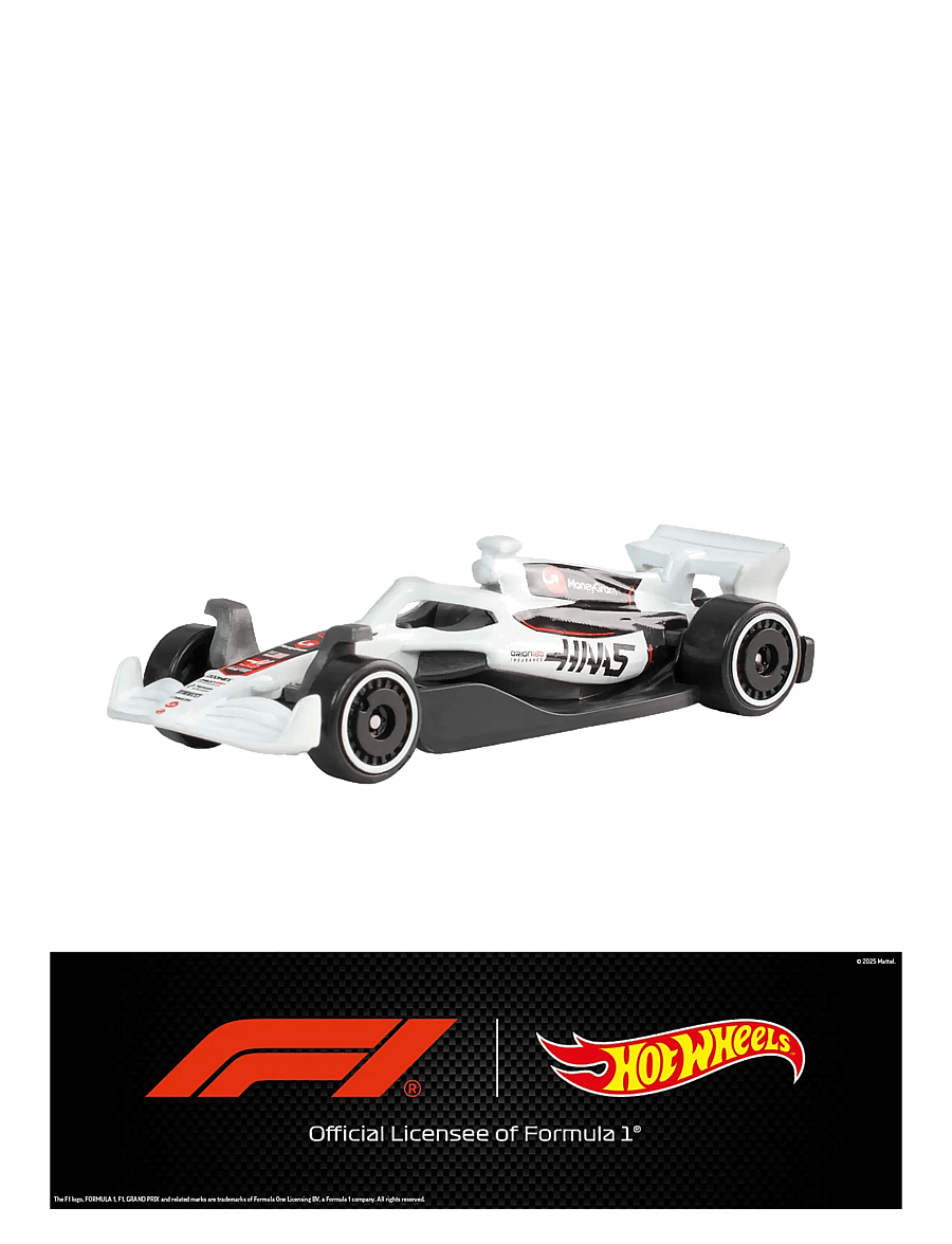 Hot Wheels - Formula 1 5-Pack, Set of 5 Die-Cast Toy F1 Cars in 1:64 Scale - multicolor - 1