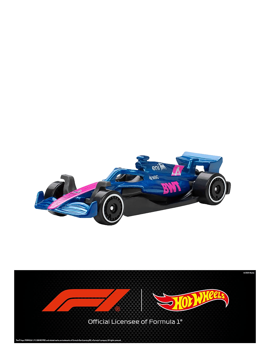 Hot Wheels - Formula 1 5-Pack, Set of 5 Die-Cast Toy F1 Cars in 1:64 Scale - multicolor - 2