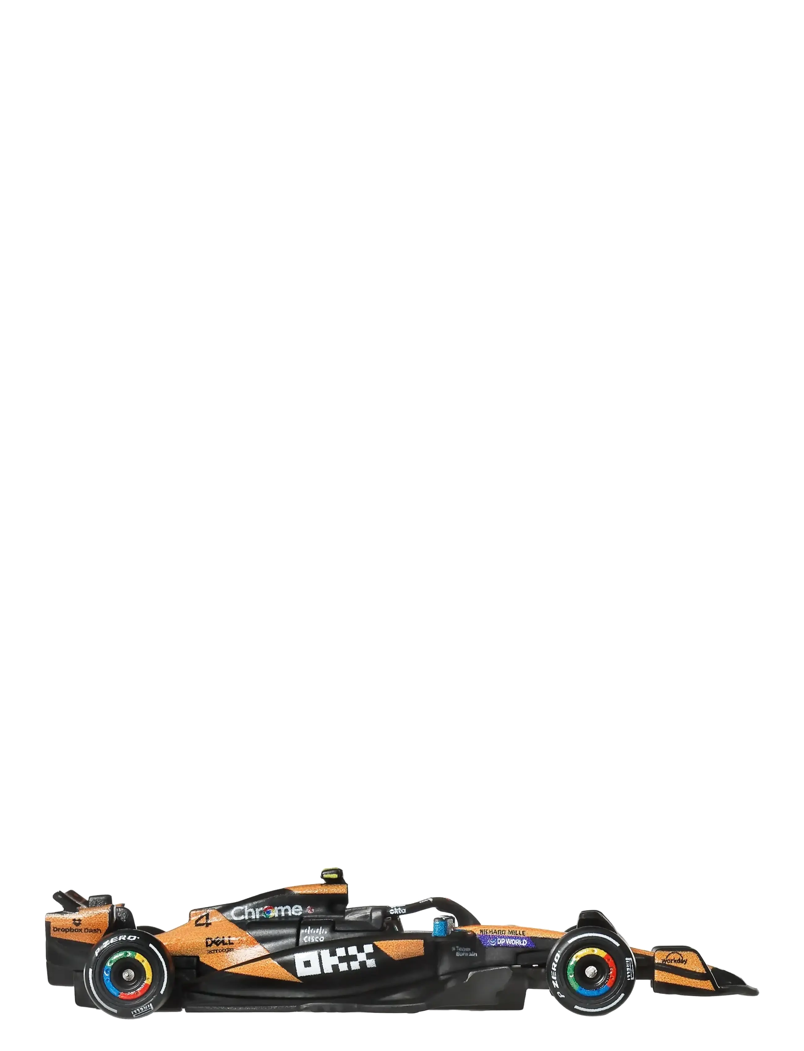 Hot Wheels - Premium Formula 1 2-Pack of 1:64 Scale Cars, McLaren Formula 1 Team of Piastri & Norris - multicolor - 5