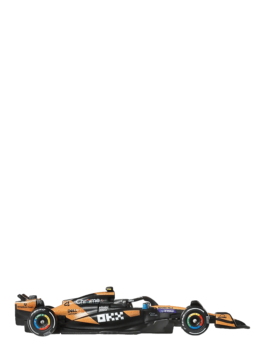 Hot Wheels - Premium Formula 1 2-Pack of 1:64 Scale Cars, McLaren Formula 1 Team of Piastri & Norris - multicolor - 5