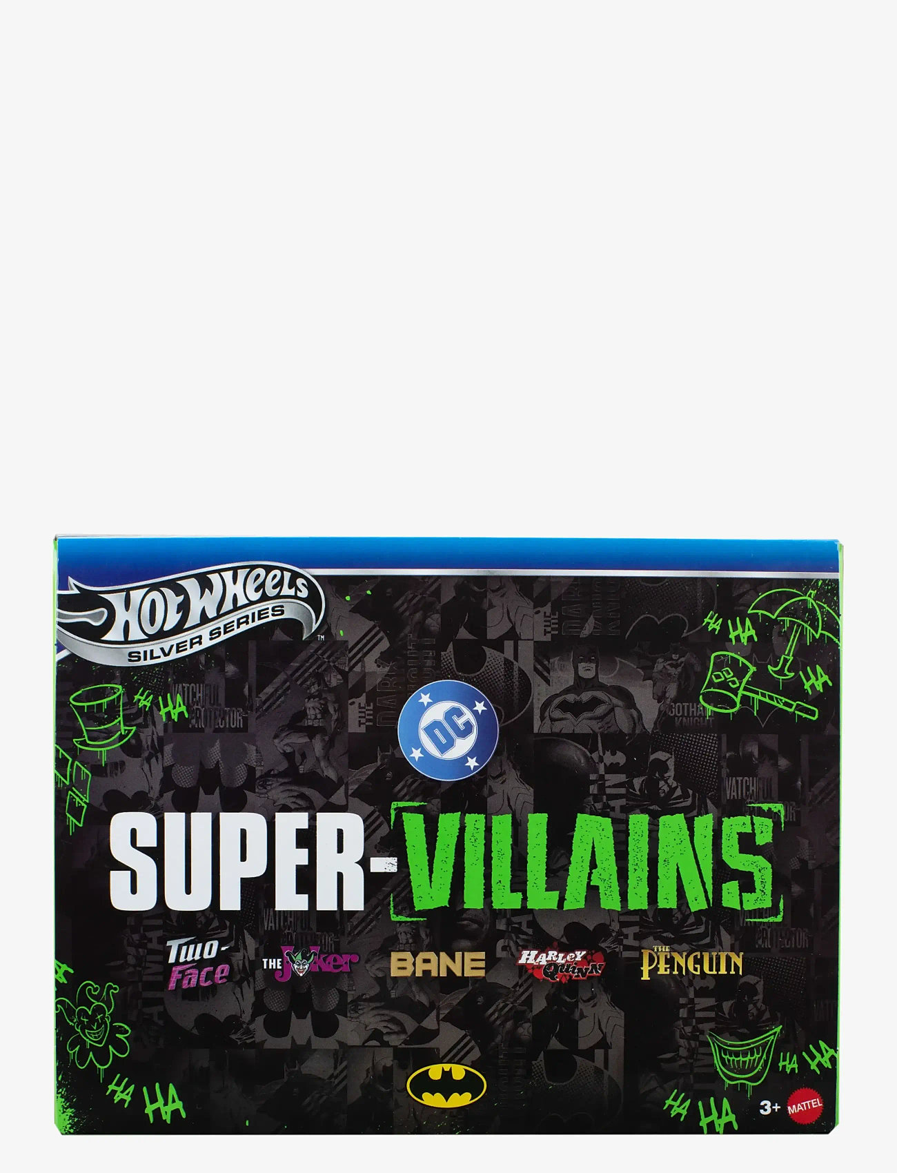 Hot Wheels - Silver Series Batman 5-Pack, Set of 5 Die-Cast Toy Super-Villain Cars in 1:64 Scale - spielzeugautos - multi color - 1