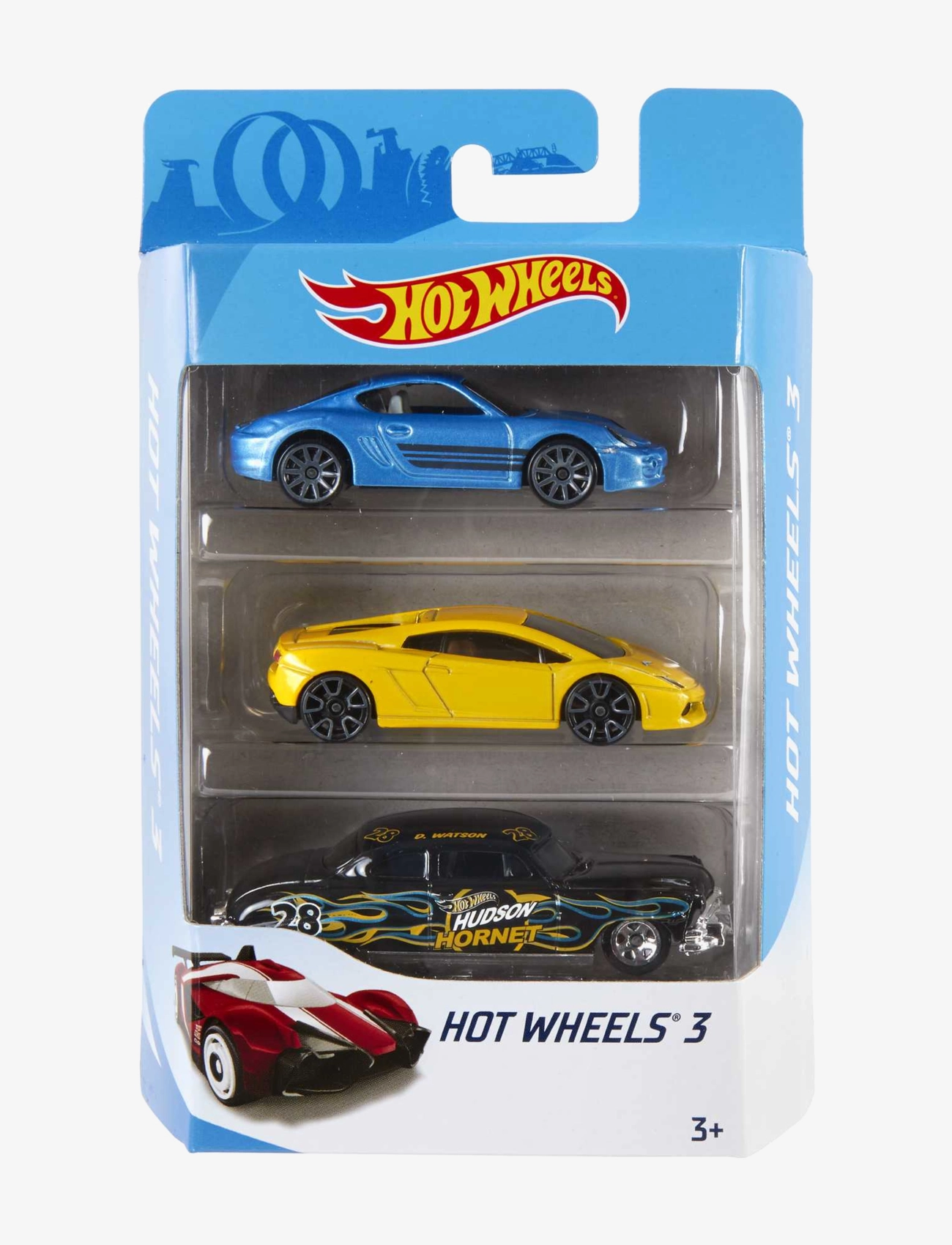 Hot Wheels 1:64 Scale Toy Cars & Trucks, 3-Pack (Styles May Vary) - 4 for 3 - MULTI COLOR / multi