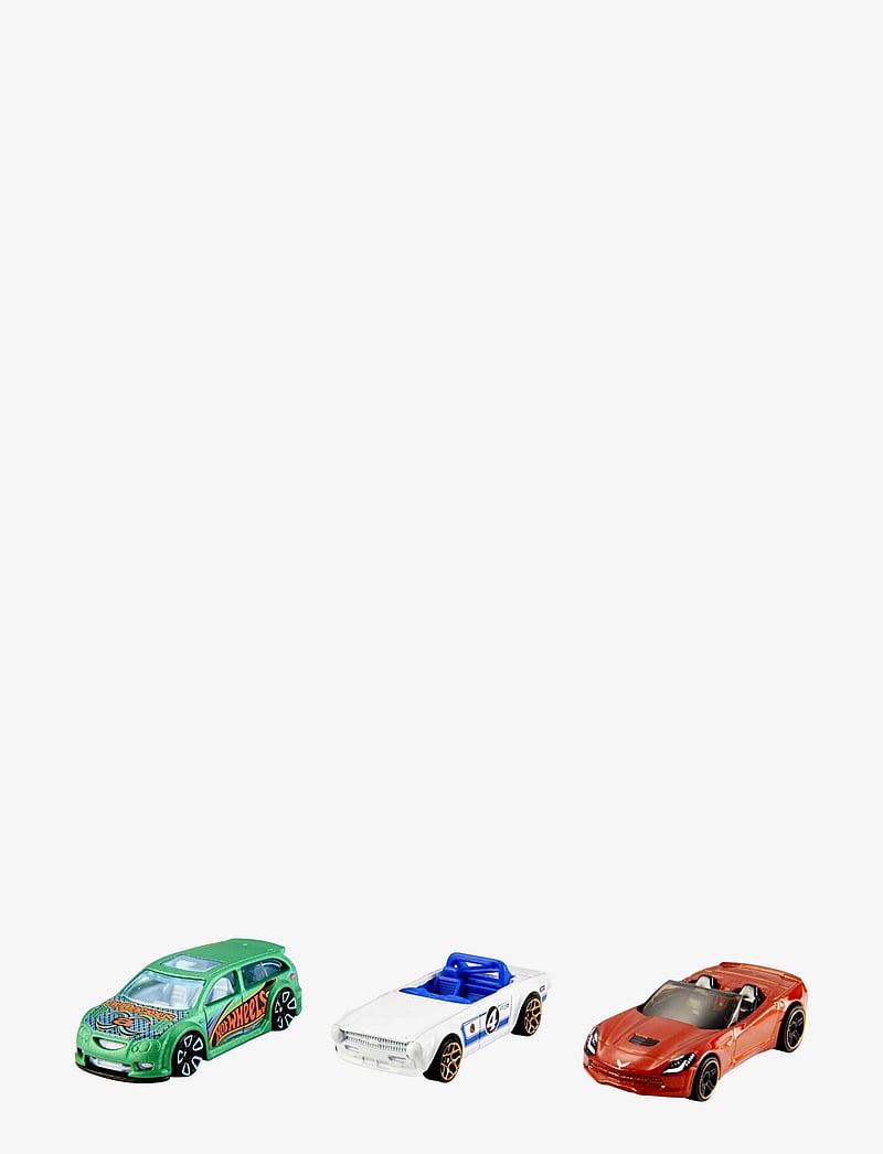 Hot Wheels - 1:64 Scale Toy Cars & Trucks, 3-Pack (Styles May Vary) - spielzeugautos - multi color - 2