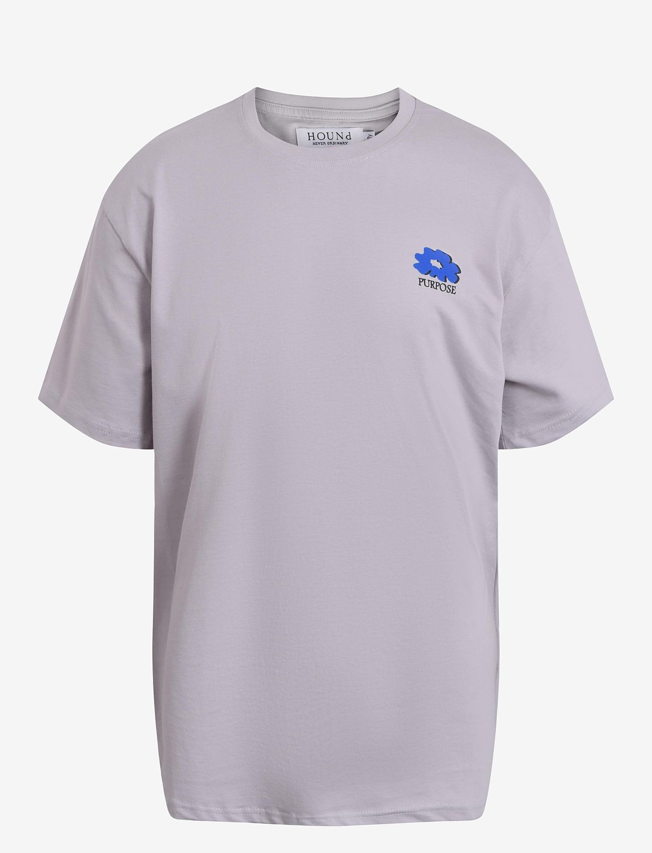 Hound - Tee w/Back print - herbstliche kleidung - light grey - 0