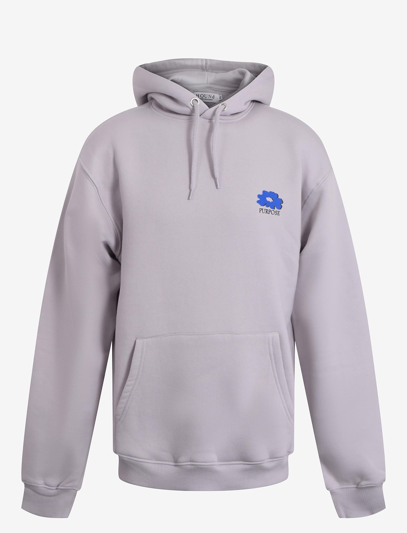 Hound - Hoodie w/Back print - light grey - 0