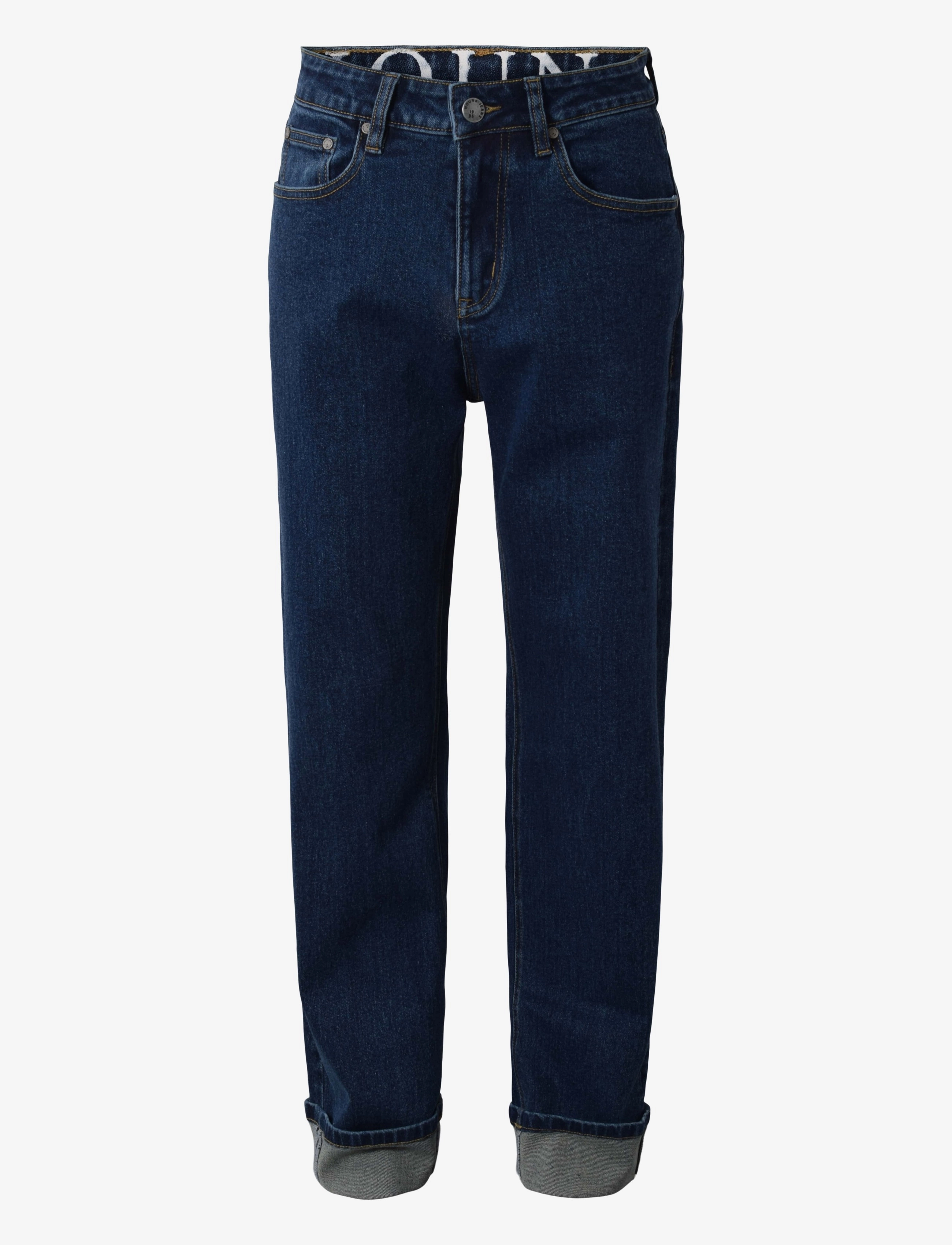 Hound - loose Jeans/turn up - loose jeans - dark blue used - 1