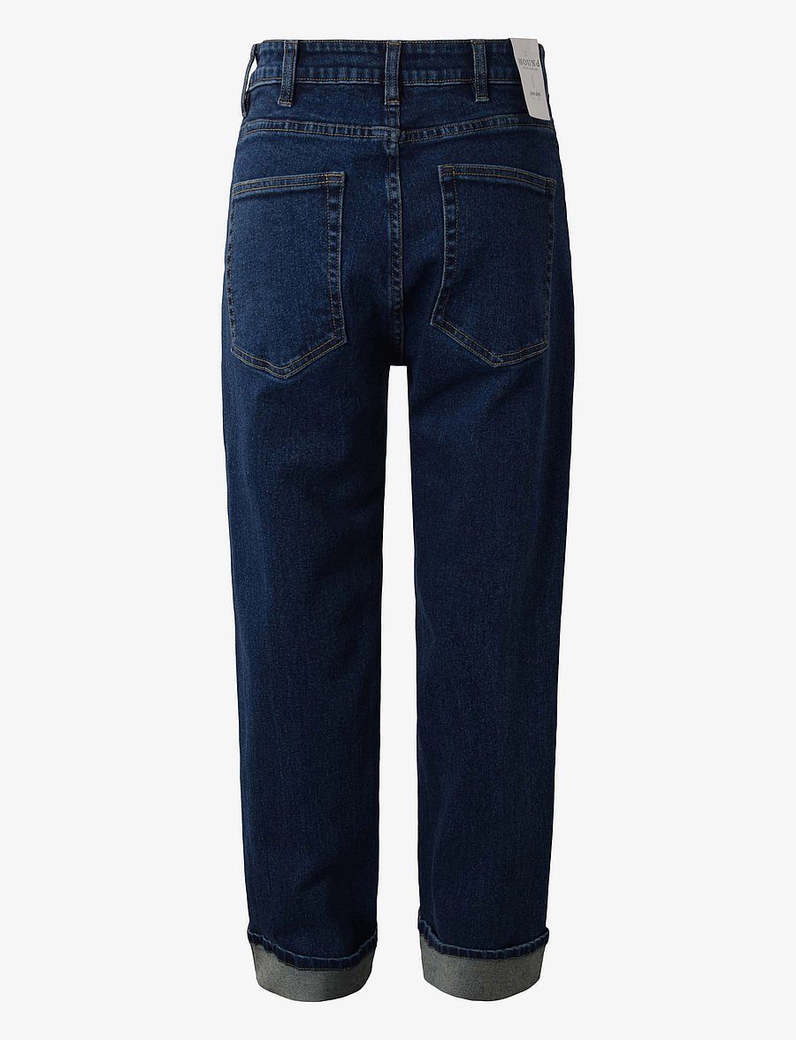 Hound - loose Jeans/turn up - loose jeans - dark blue used - 2