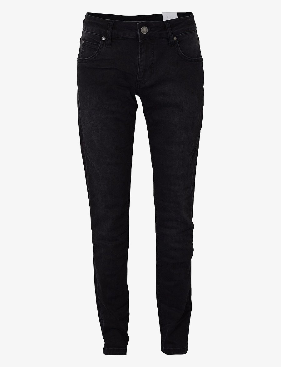 Hound - STRAIGHT Jeans - skinny džinsi - black denim - 0