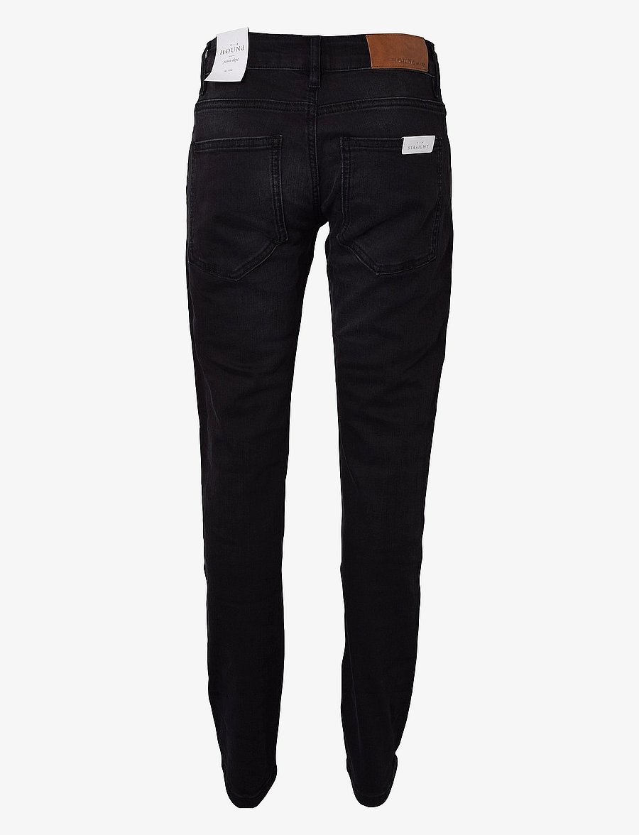 Hound - STRAIGHT Jeans - skinny džinsi - black denim - 1