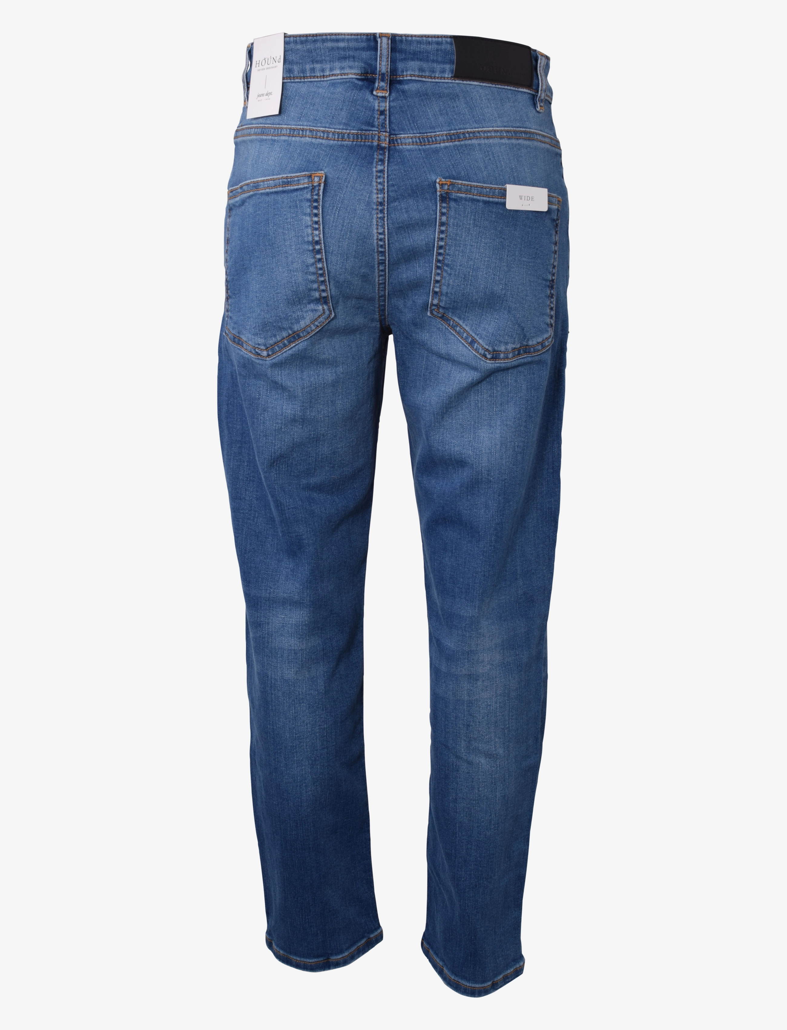 Hound - Wide Jeans - teksad - used blue denim - 1