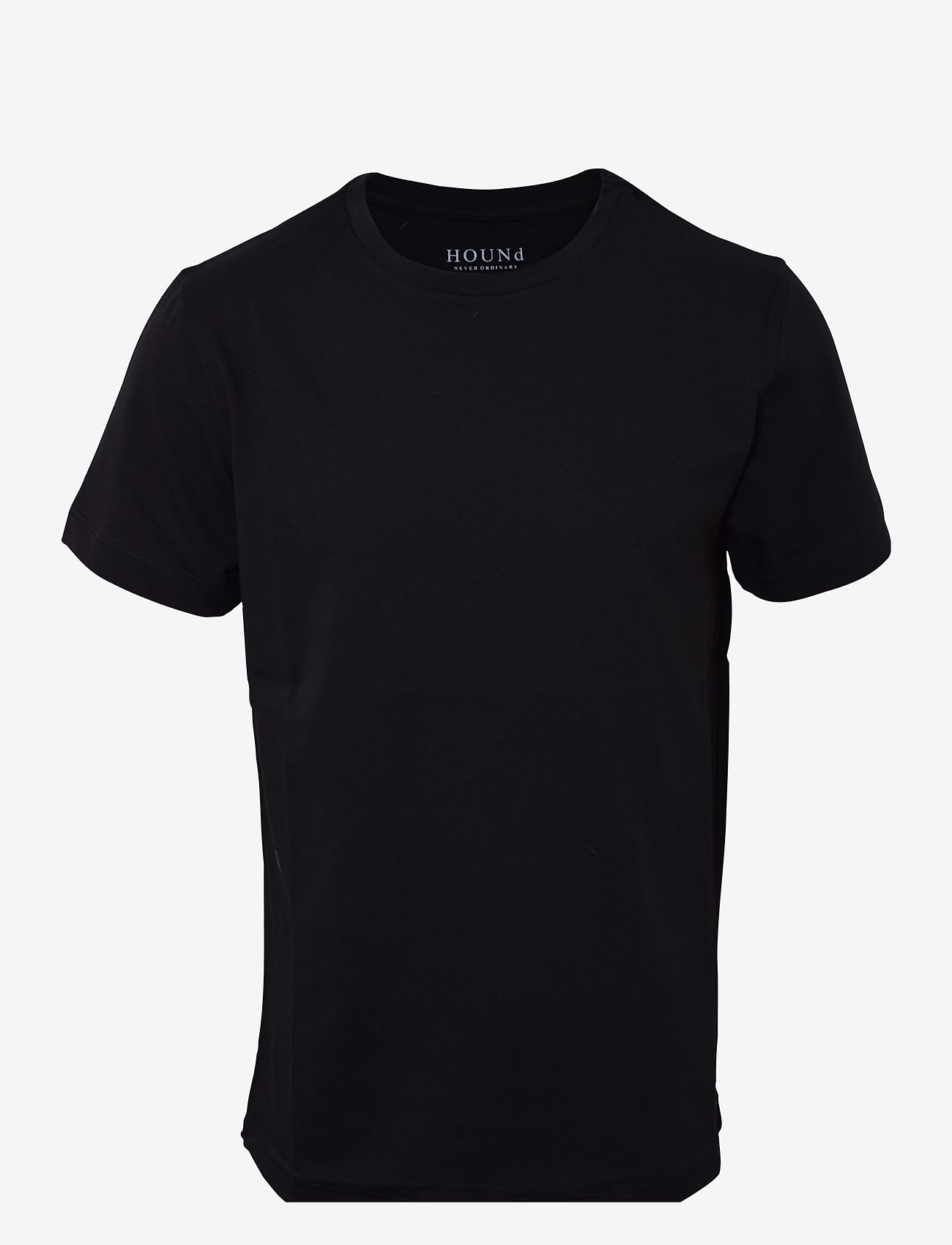 Hound - Basic Tee S/S - herbstliche kleidung - black - 0