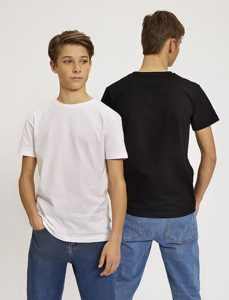 Hound - Basic Tee S/S - kortærmede t-shirts - black - 3