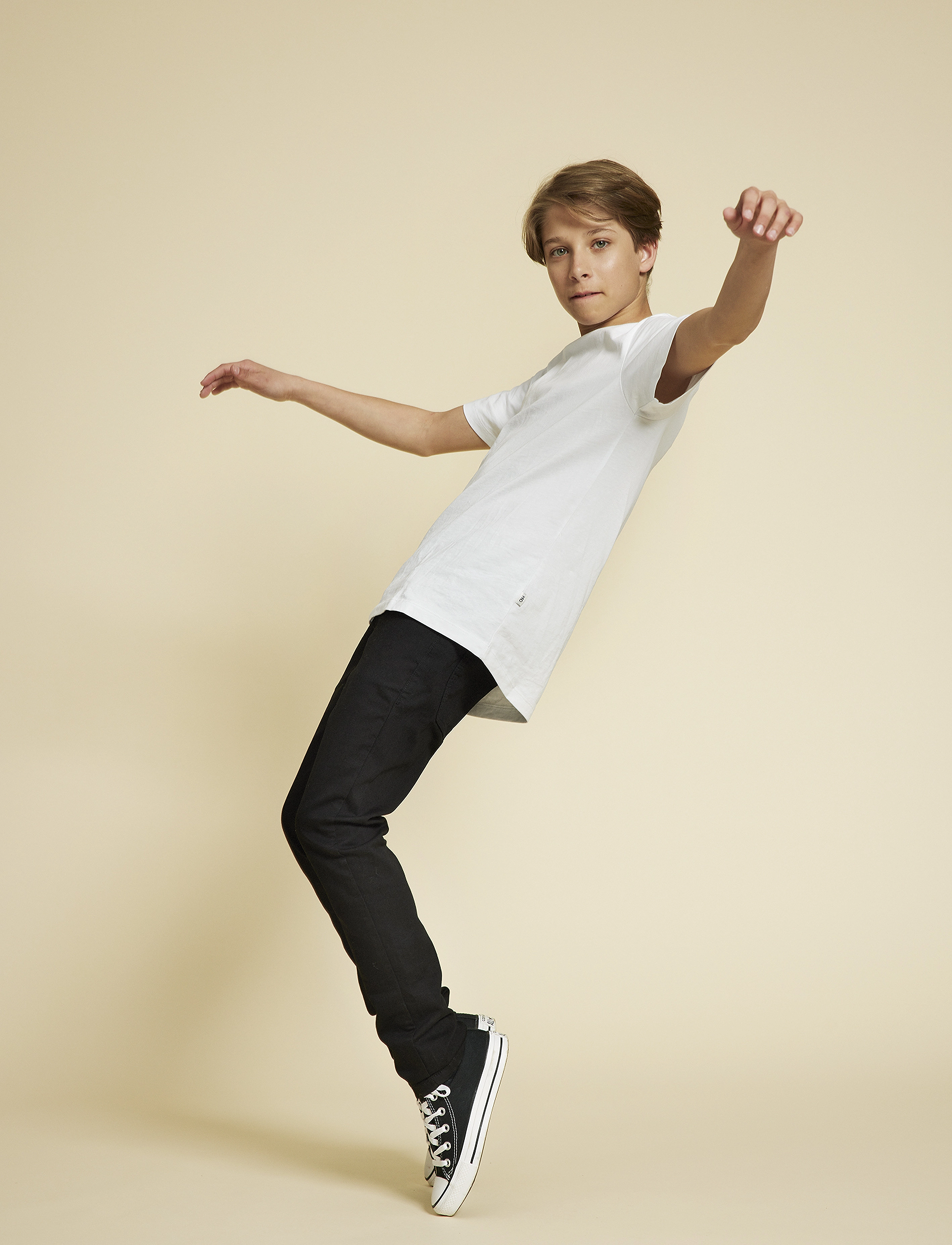 Hound Basic Tee S/S - Oberteile & T-Shirts - WHITE / white