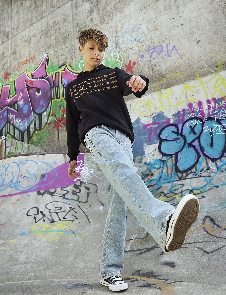 Hound - Extra Wide Jeans - brede jeans - light blue denim - 0