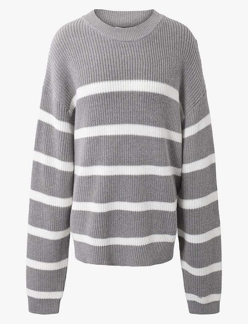 Hound - Stripe knit - pullover - grey - 1