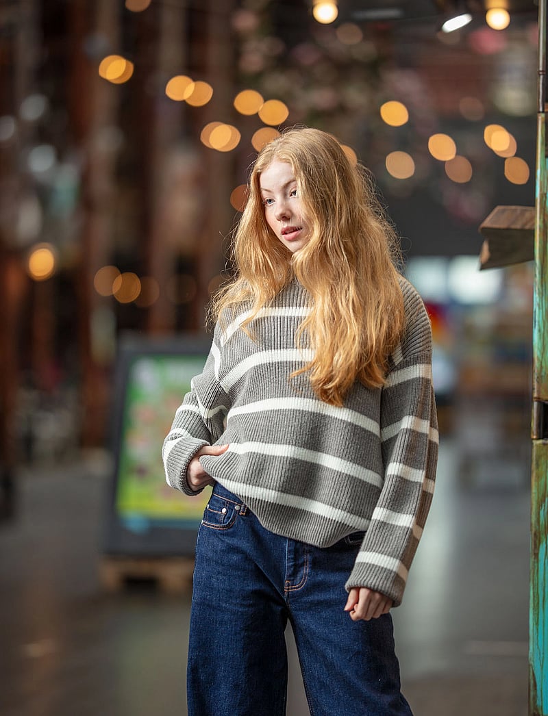 Hound - Stripe knit - pullover - grey - 0