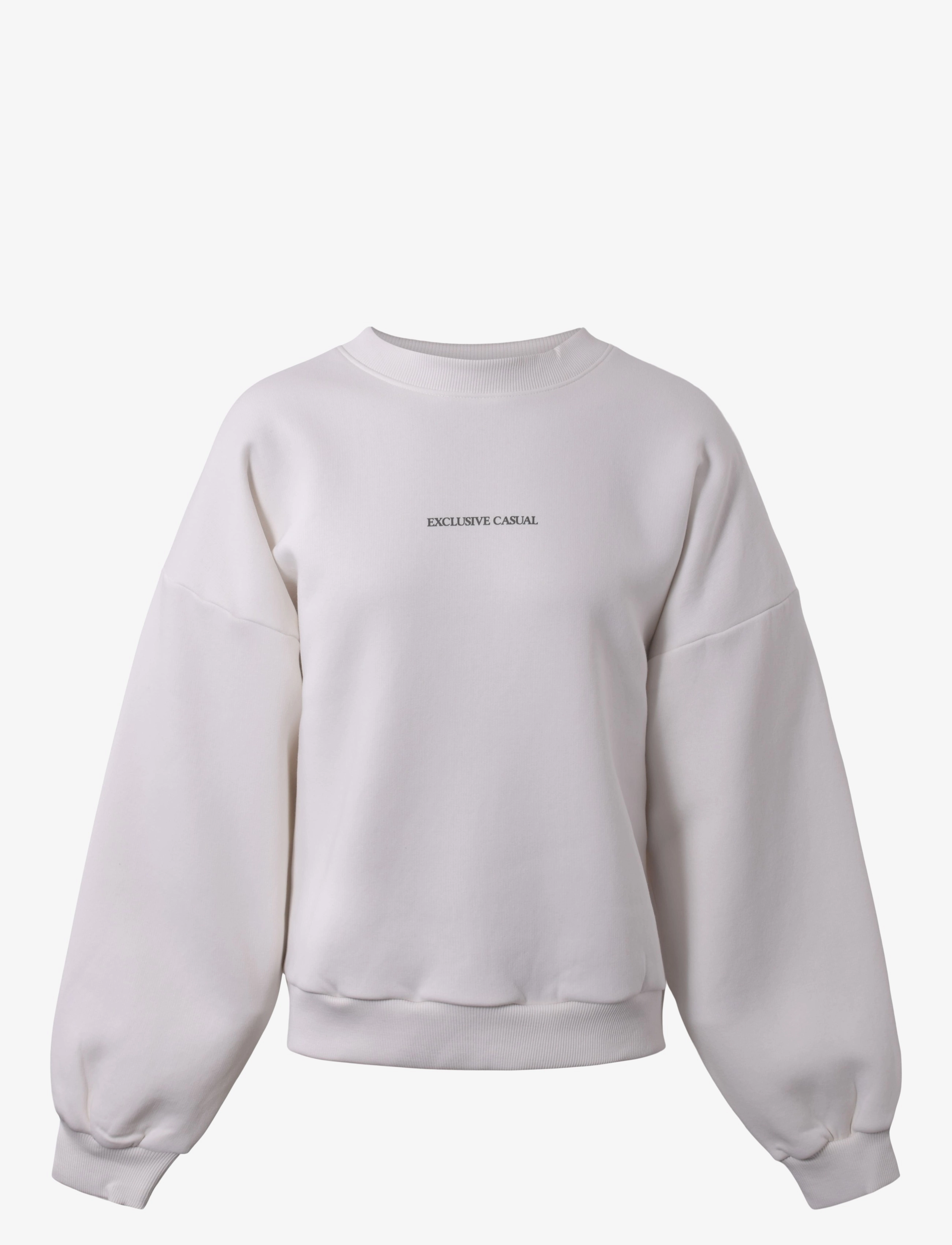 Hound Sweatshirt - Tøj - BONE WHITE / white