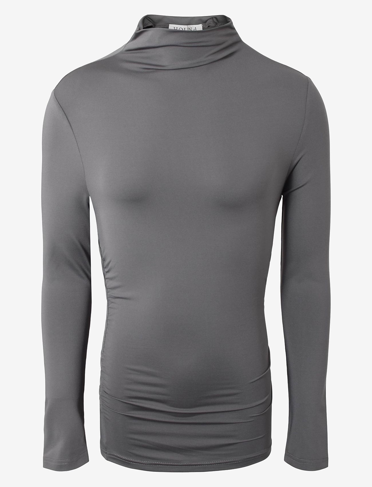 Hound - Wrincle top - kõrge kaelusega džemprid - grey - 0