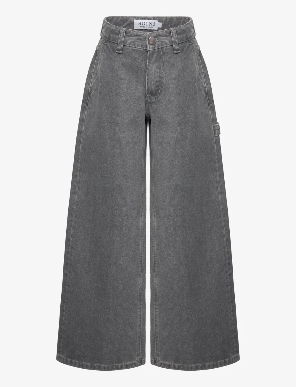Hound - Worker denim - Extra wide - leveälahkeiset farkut - grey denim - 0