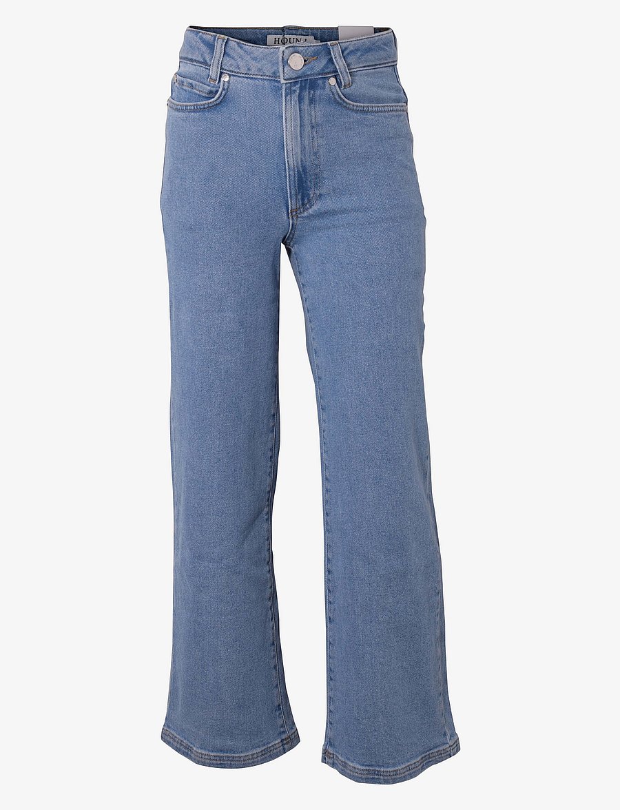 Hound - WIDE Jeans - pantalons larges - light stone wash - 1