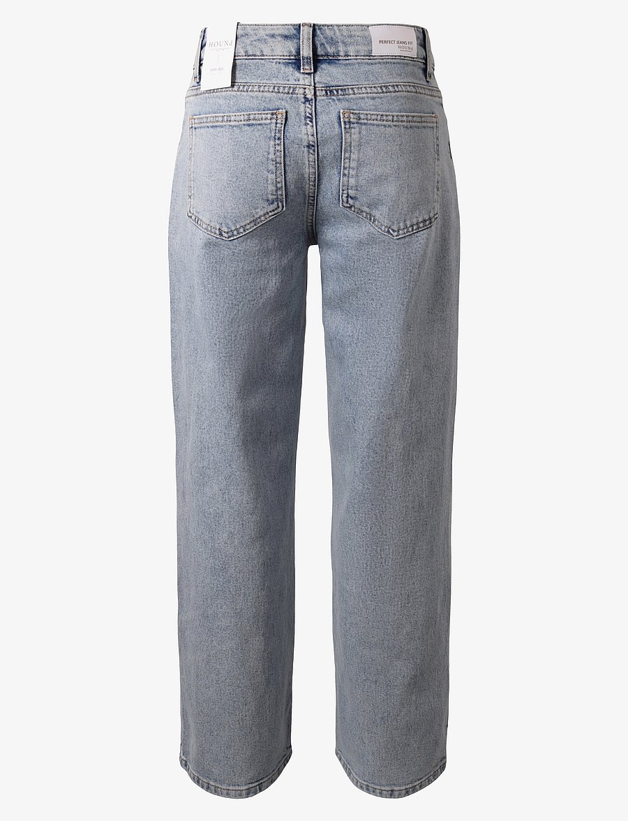 Hound - Low rise - Wide denim - loose jeans - light blue used - 1