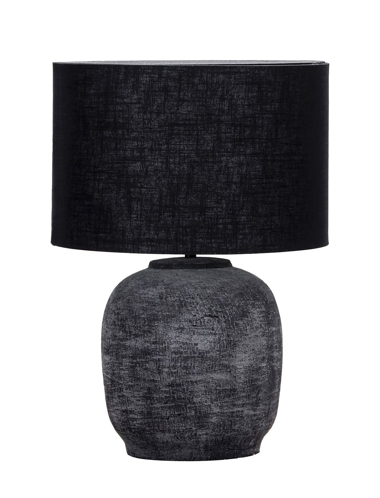house doctor | Bordlampe Inkl. Lampeskærm, Hdtahi, Sort | 65X46CM