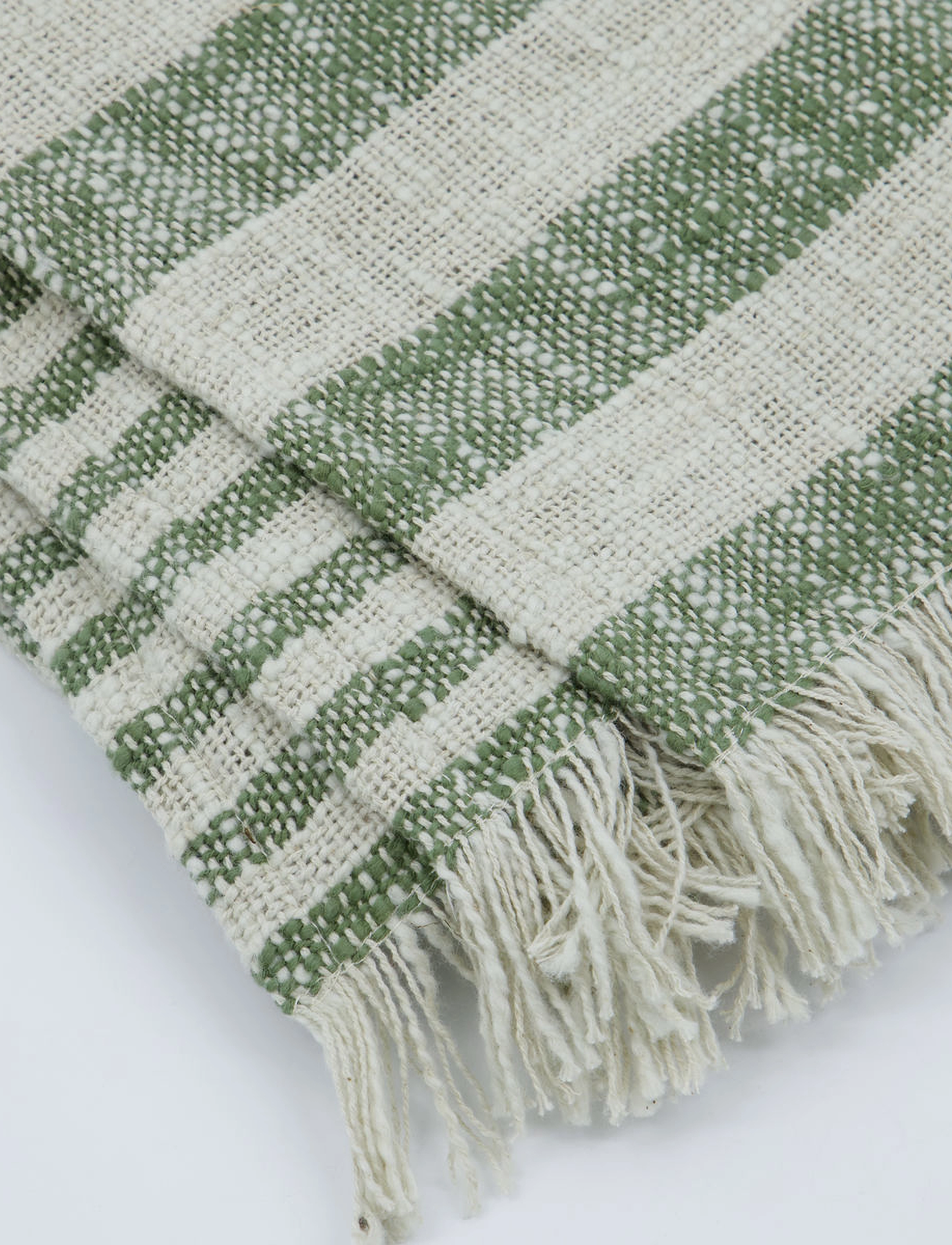 house doctor - Throw, HDFold, Green - tekid ja katted - green - 3