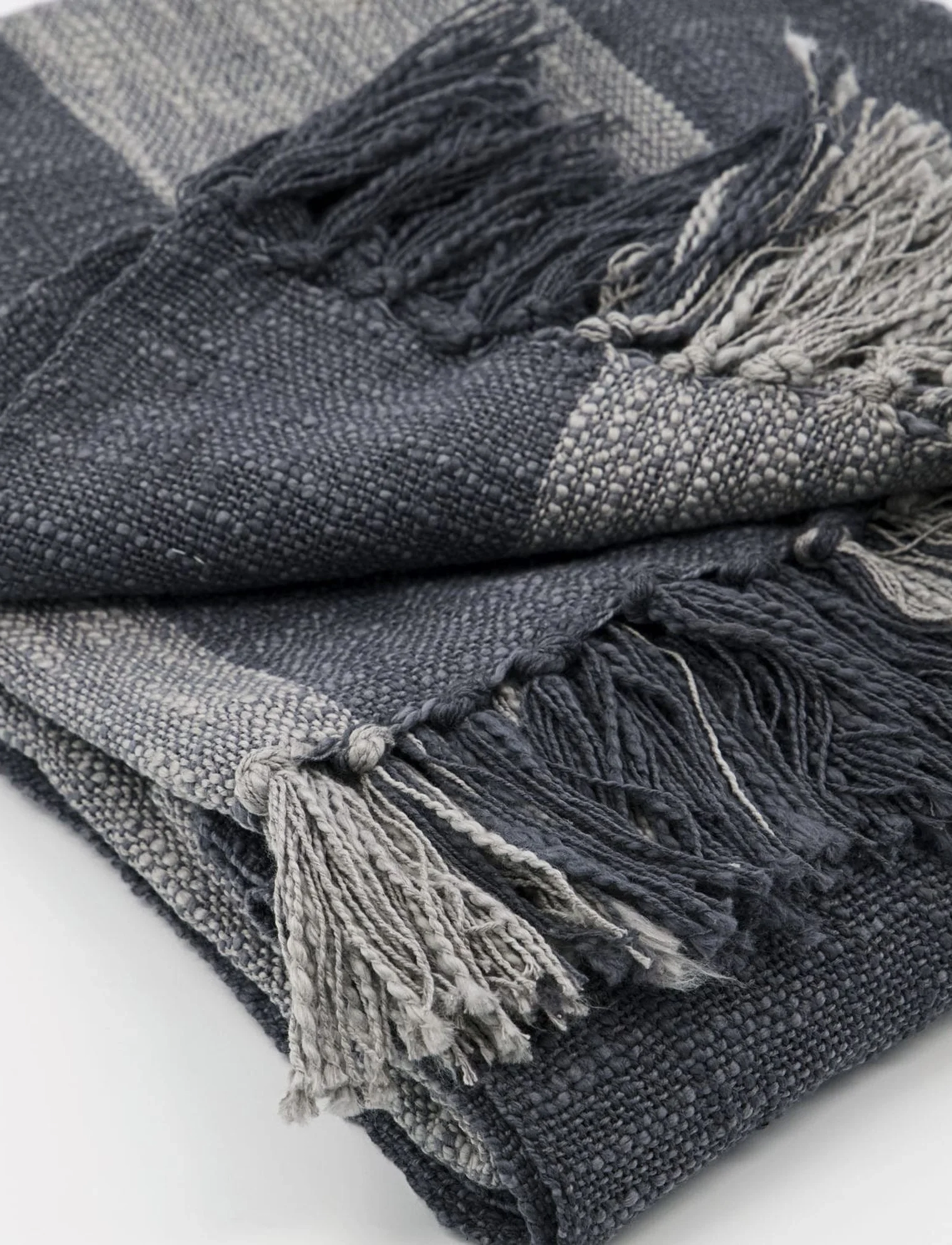 house doctor Throw, Ponra, 130X180 cm, Cushions & Blankets, Grau - Blankets Throws, Homeware