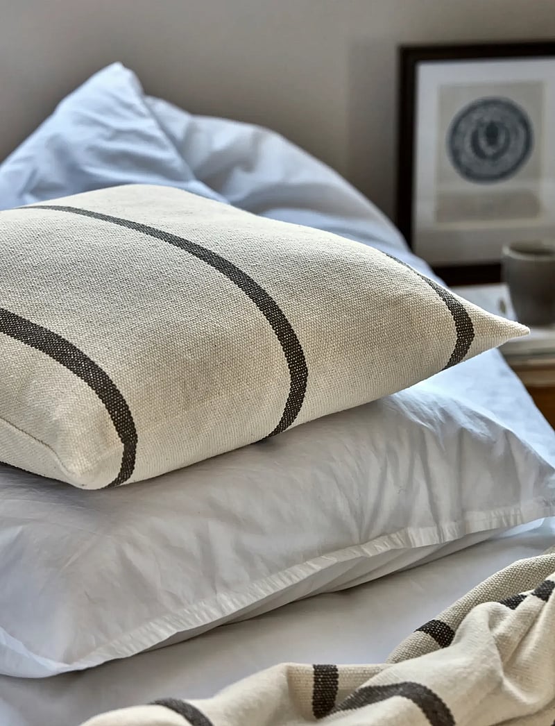 house doctor - Cushion cover, HDNula, Dark brown - kissenbezüge - dark brown - 0