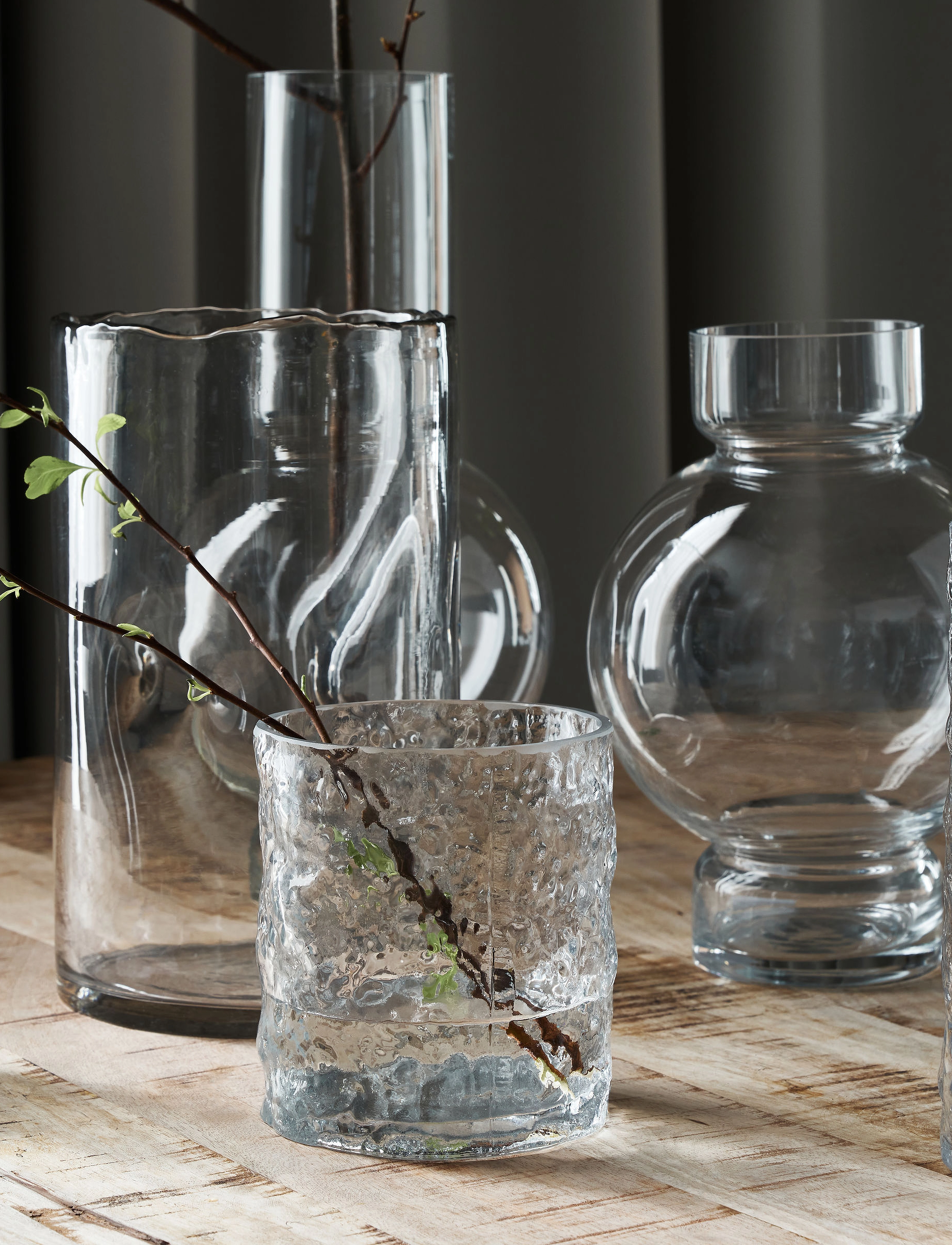 house doctor Vase, Hdhuri, Clear, H11.5 cm, Nude, Vaser > Små Vaser, Unisex