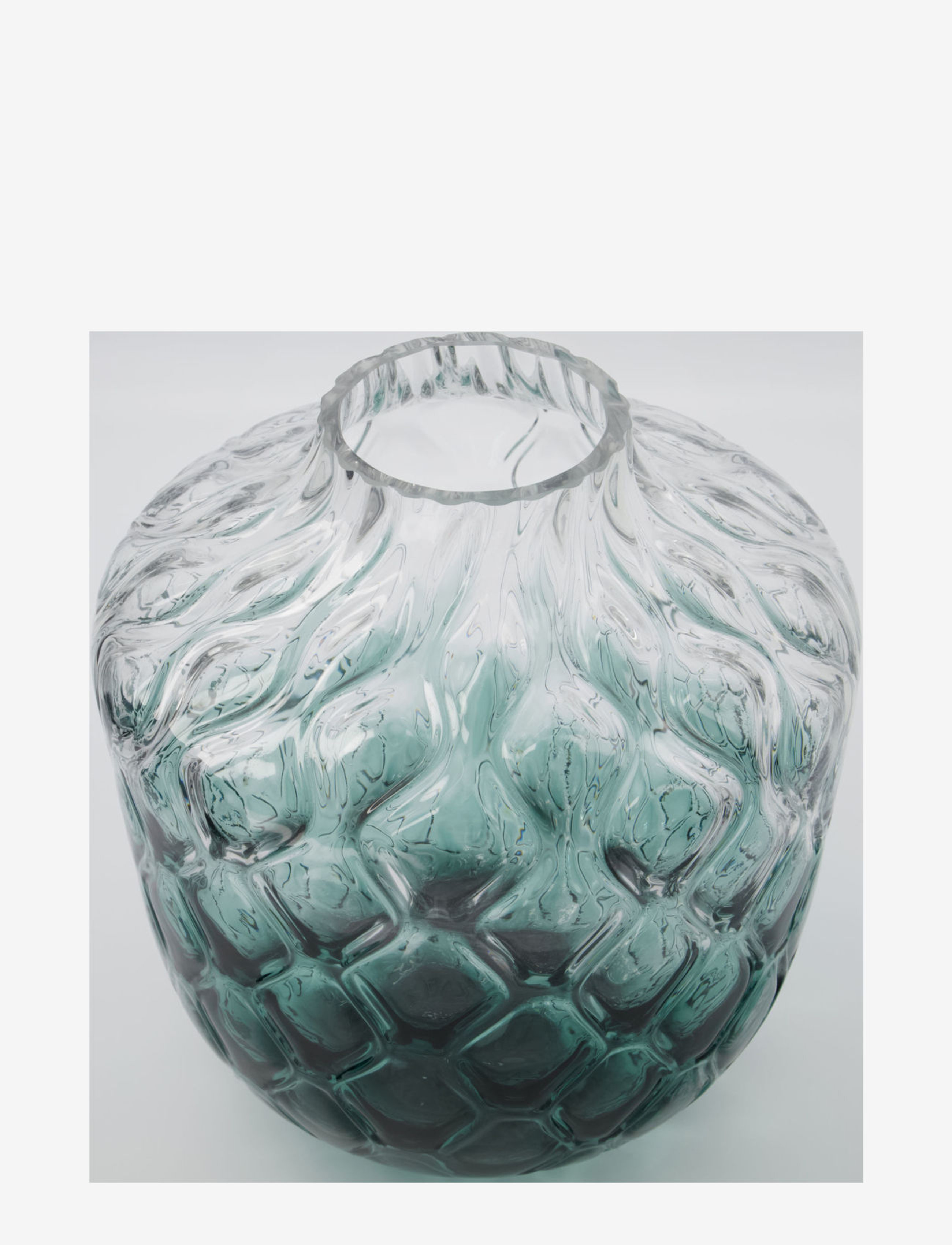 HOUSE DOCTOR Art Deco Vase Grün - H31CM - Unisex